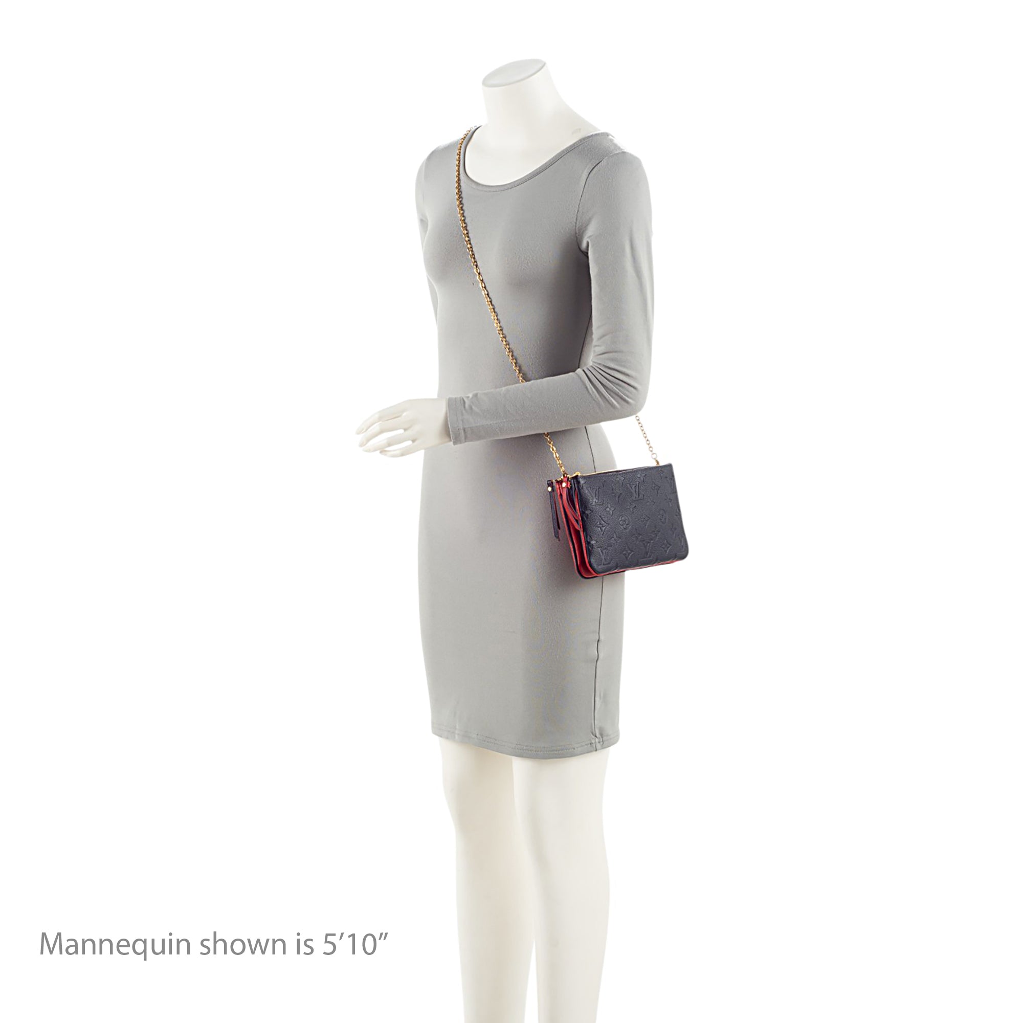 Louis Vuitton Monogram Empreinte Double Zip Pochette