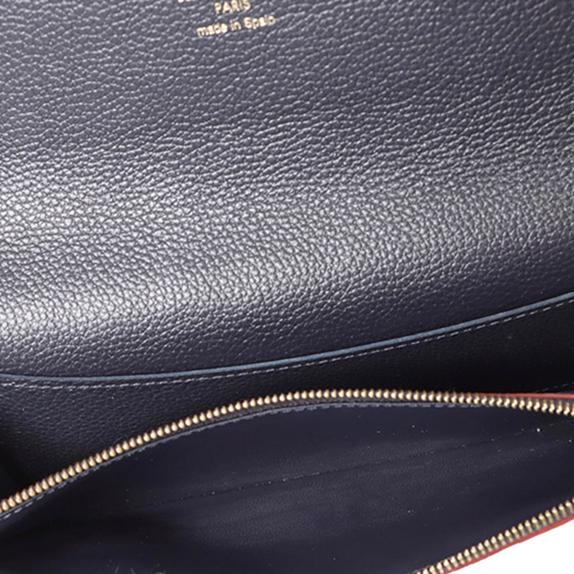 Louis Vuitton Monogram Empreinte Emilie Wallet (SHG-37400)
