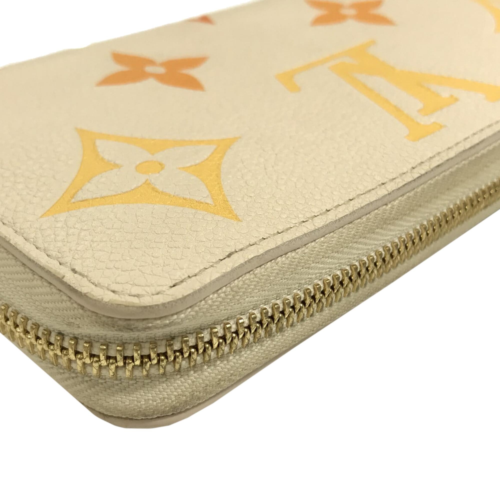 Louis Vuitton Monogram Empreinte Gradient Zippy Wallet (SHG-KcpV9O)