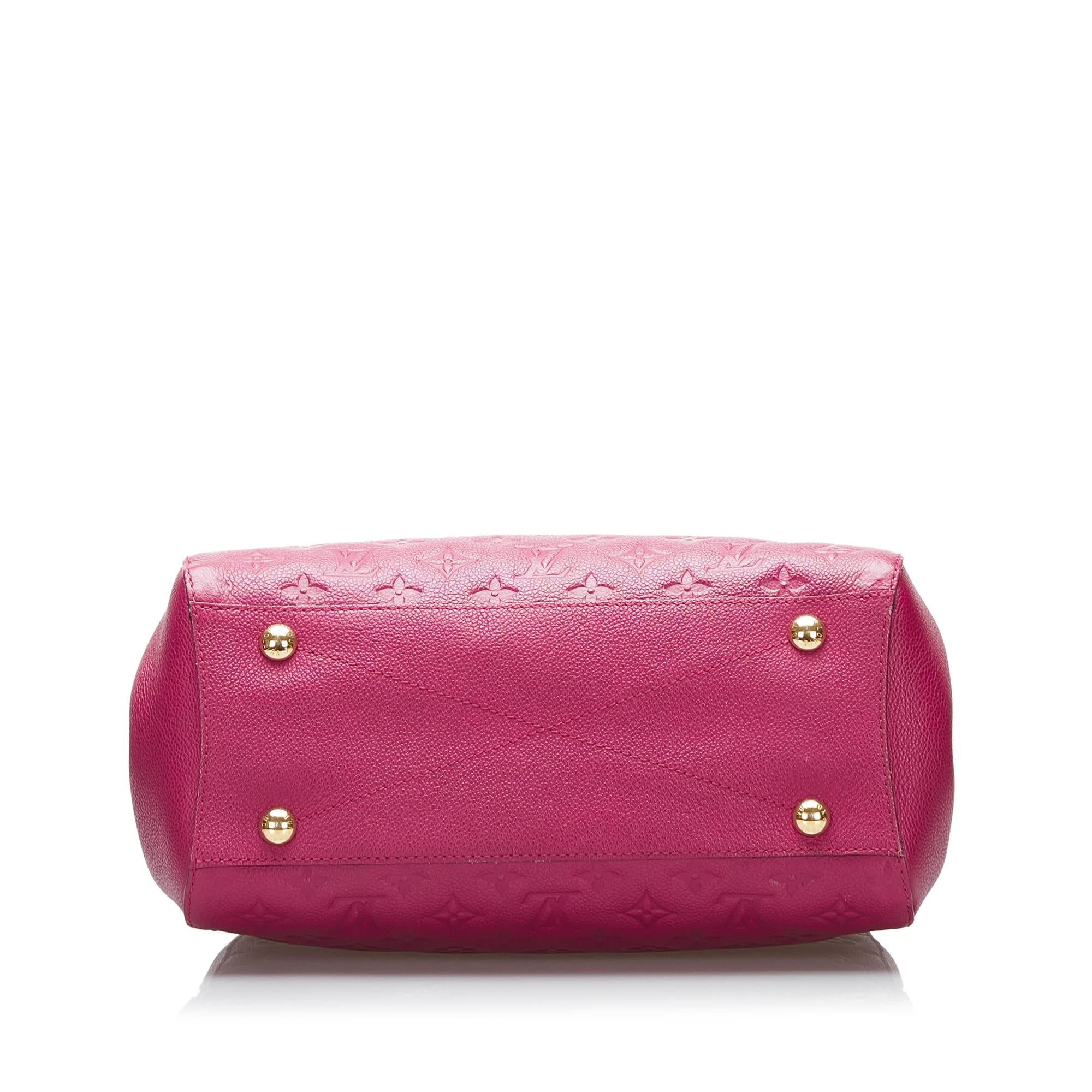 Louis Vuitton Monogram Empreinte Montaigne BB (SHG-37910)