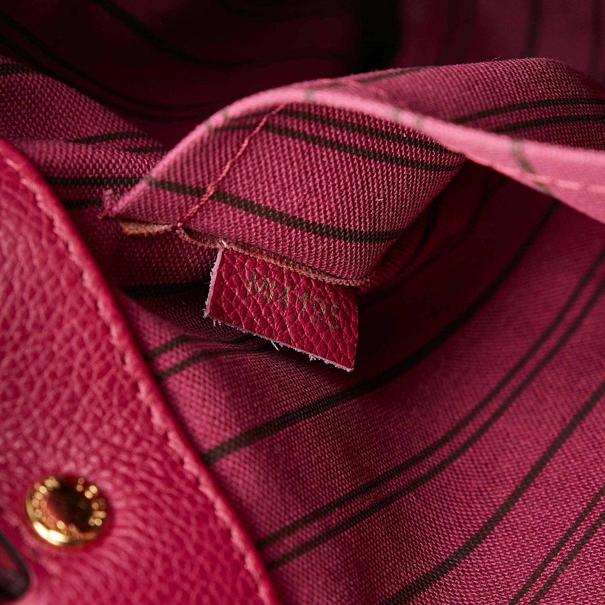 Louis Vuitton Monogram Empreinte Montaigne BB (SHG-37910)