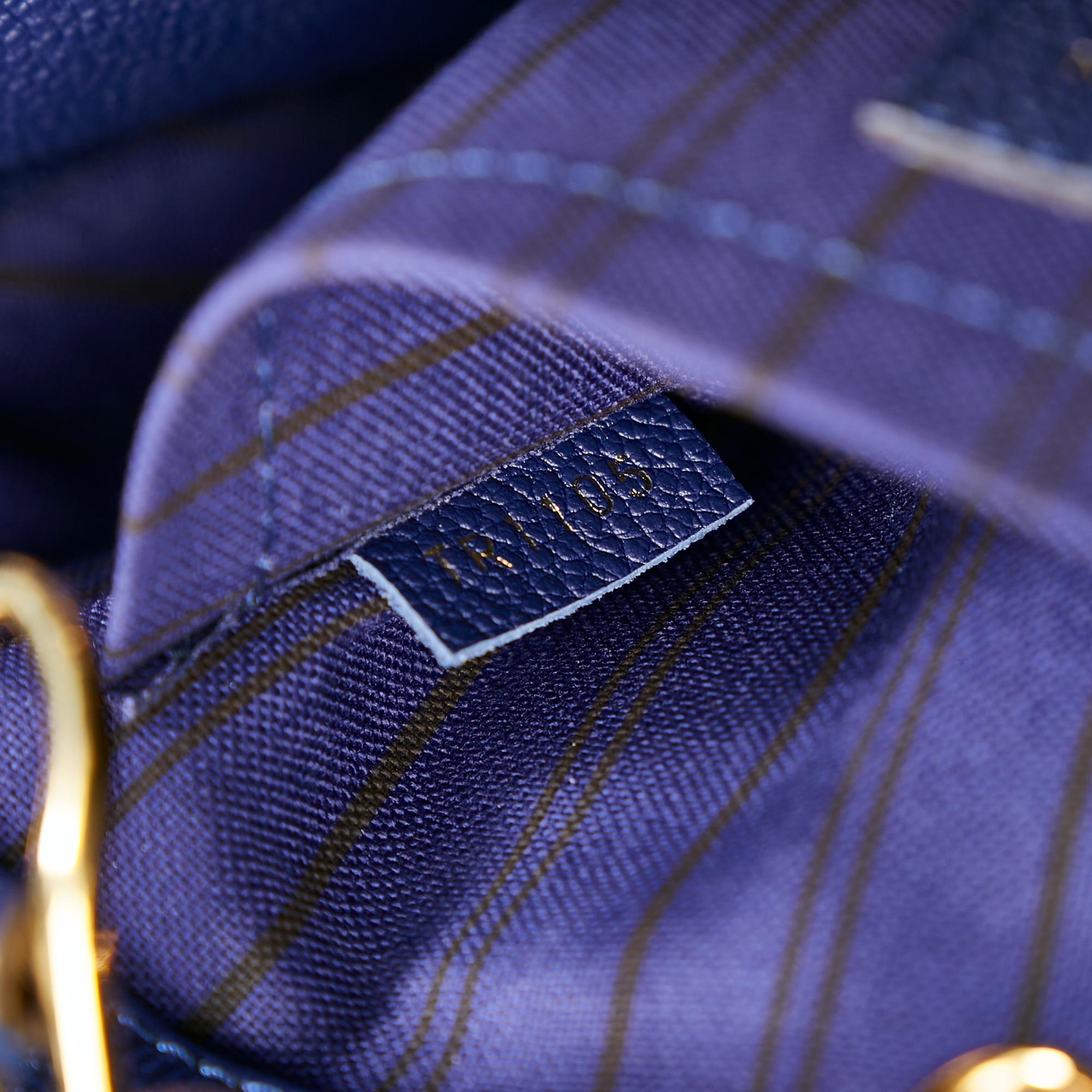 Louis Vuitton Monogram Empreinte Montaigne BB (SHG-37961)