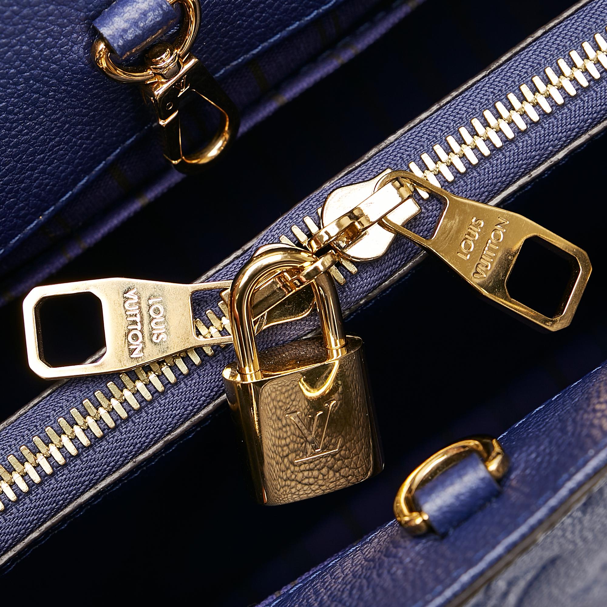 Louis Vuitton Monogram Empreinte Montaigne BB (SHG-37961)