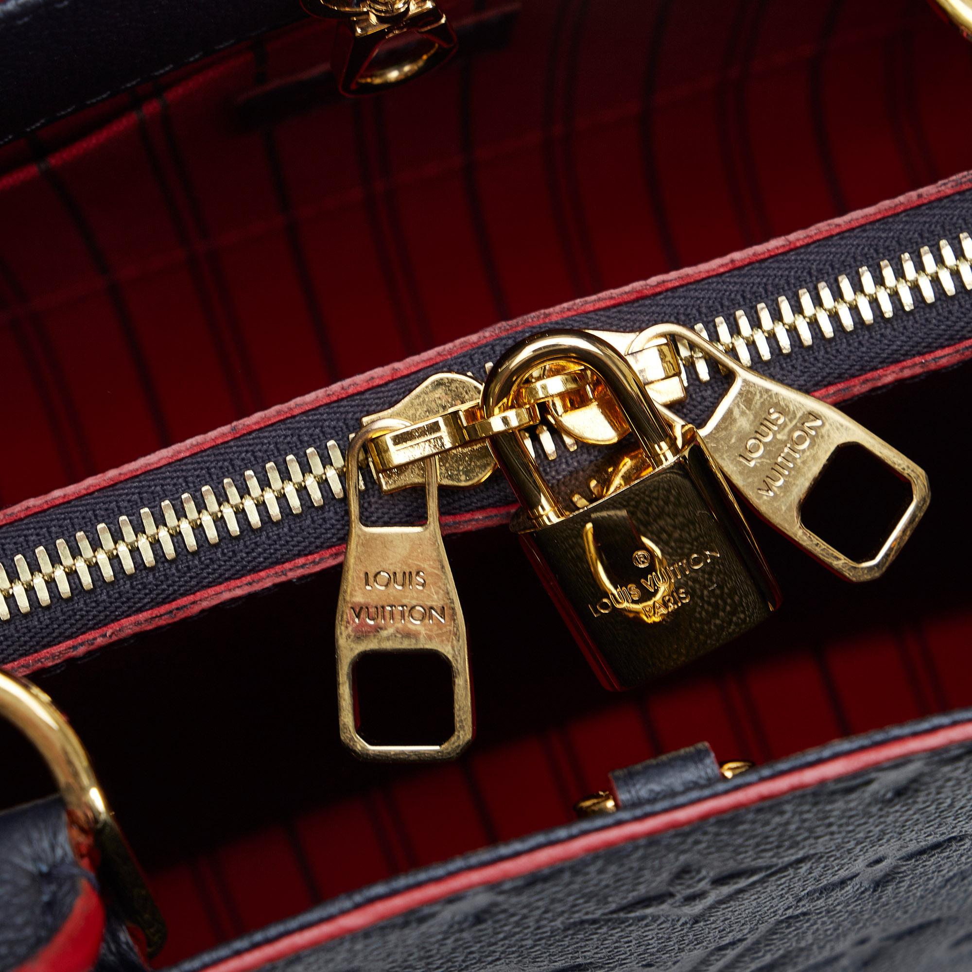 Louis Vuitton Monogram Empreinte Montaigne BB (SHG-PMDepg)