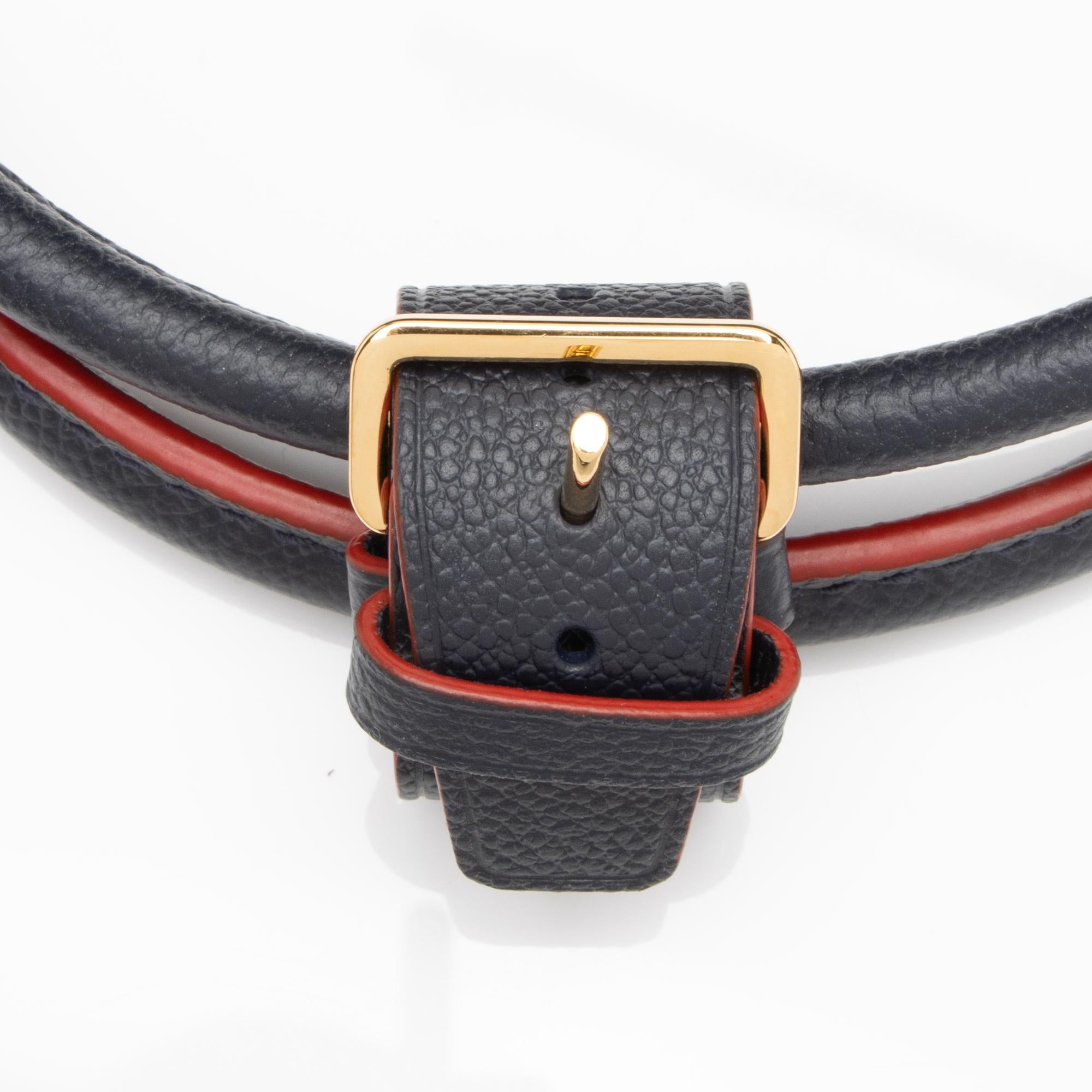 Louis Vuitton Monogram Empreinte Montaigne MM Satchel (SHF-23309)