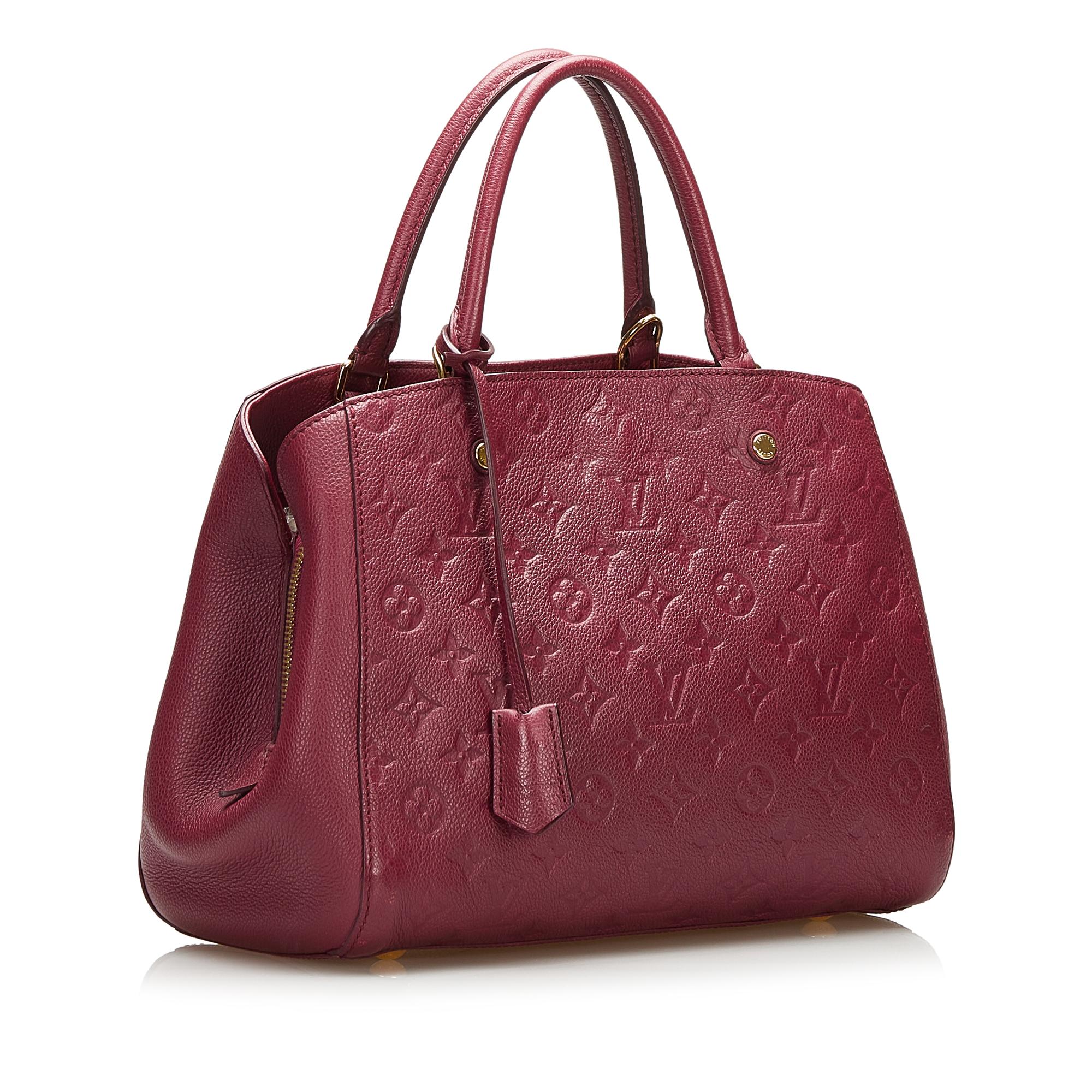 Louis Vuitton Monogram Empreinte Montaigne MM (SHG-35567)