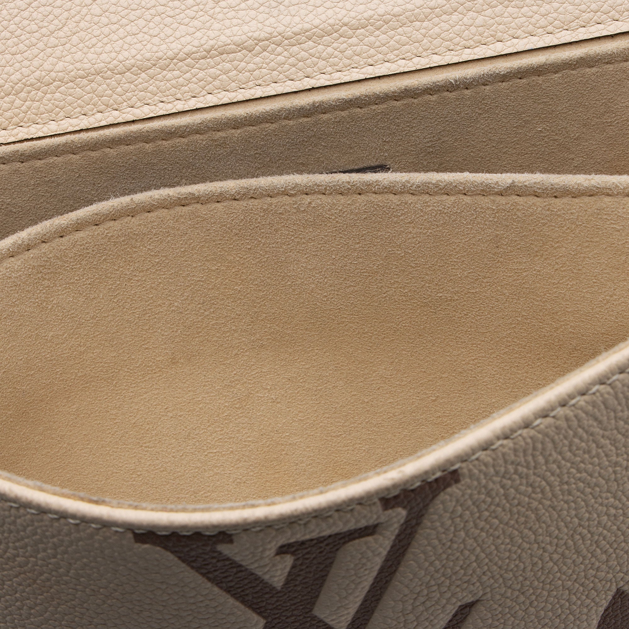 Louis Vuitton Giant Monogram Empreinte Bicolor Pochette Metis Shoulder Bag