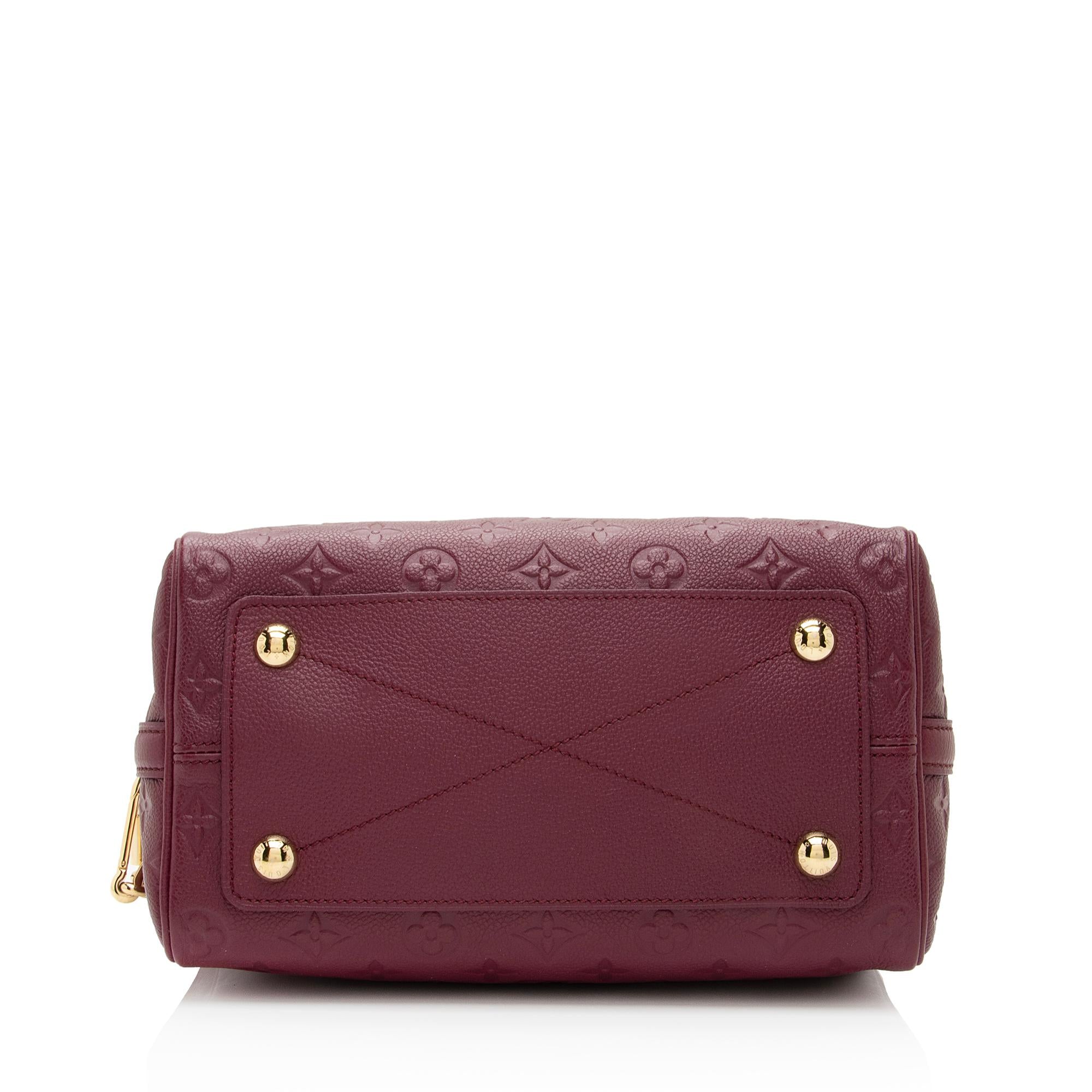 Louis Vuitton Monogram Empreinte Speedy Bandouliere 25 Satchel - FINAL SALE (SHF-7YVpMd)