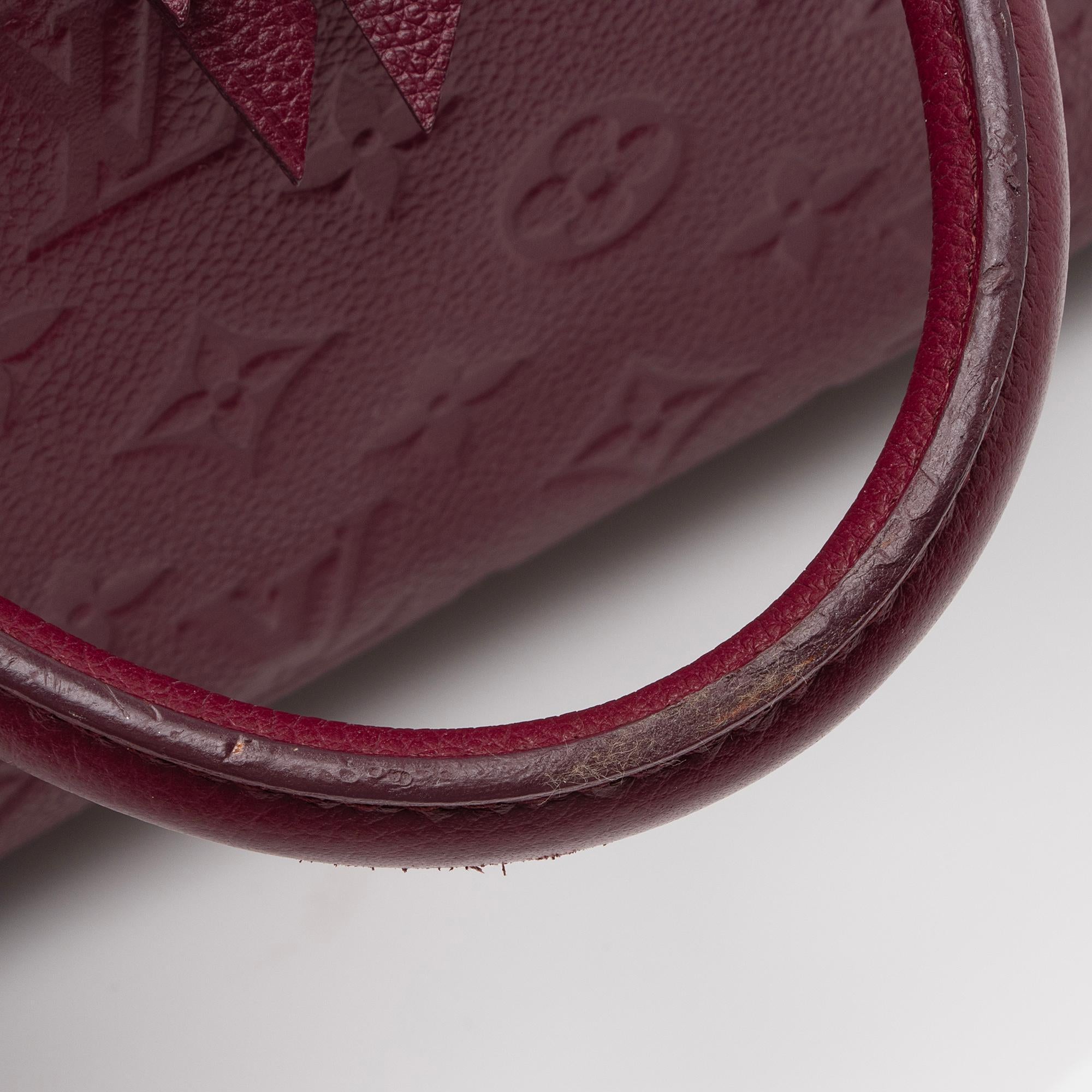 Louis Vuitton Monogram Empreinte Speedy Bandouliere 25 Satchel - FINAL SALE (SHF-7YVpMd)