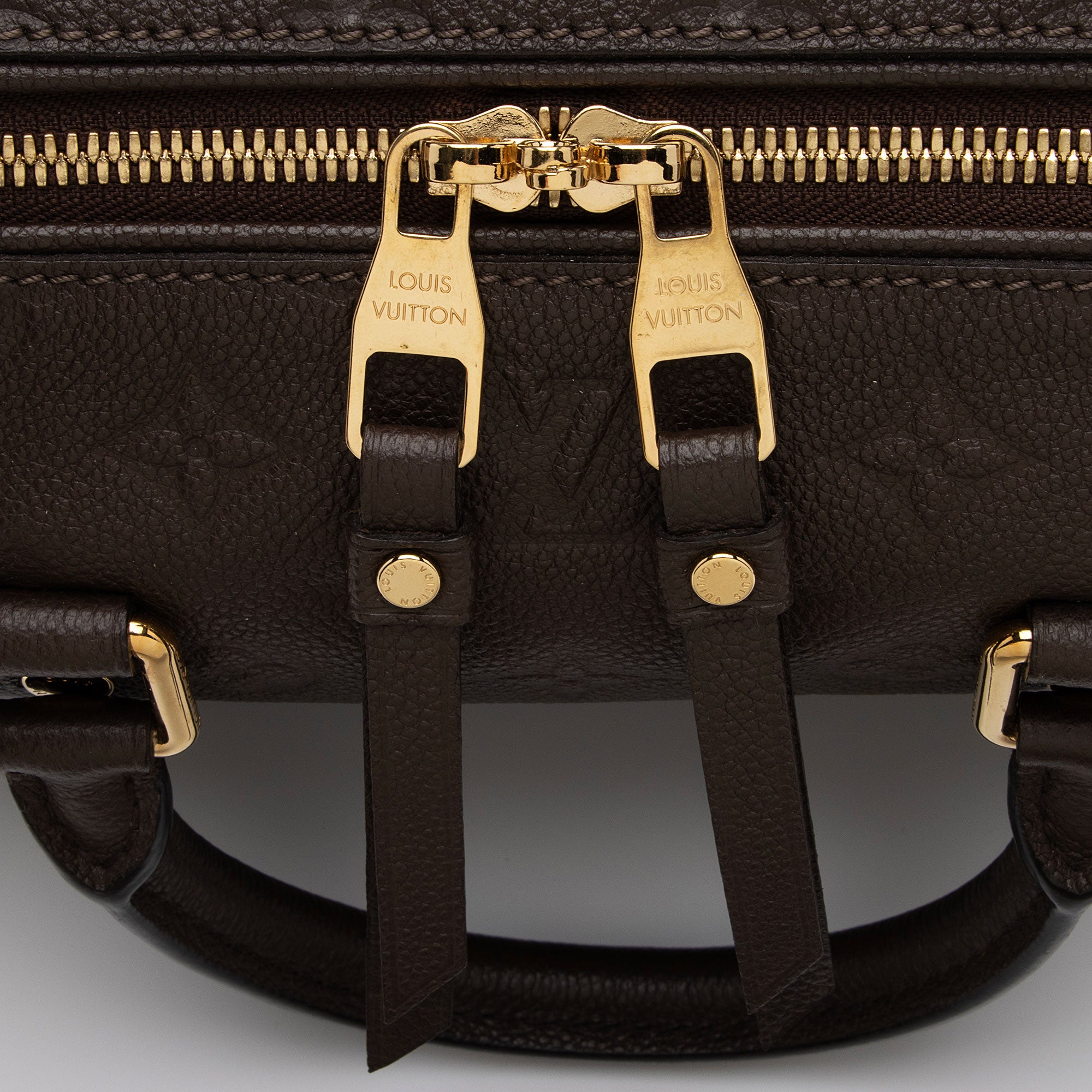 Louis Vuitton Monogram Empreinte Speedy Bandouliere 25 Satchel (SHF-Ye2dun)