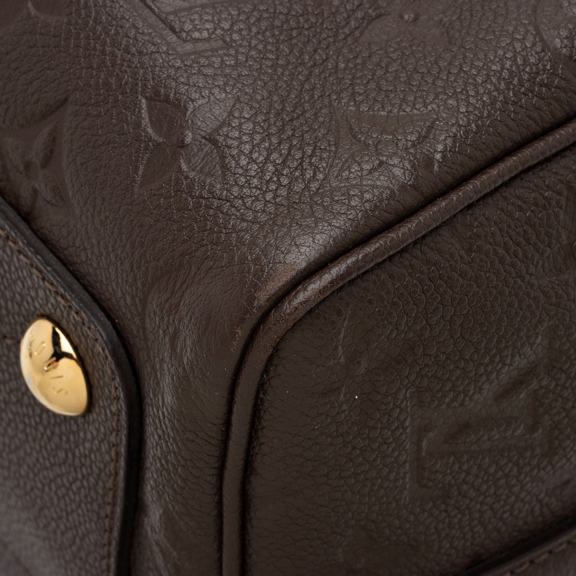 Louis Vuitton Monogram Empreinte Speedy Bandouliere 25 Satchel (SHF-Ye2dun)