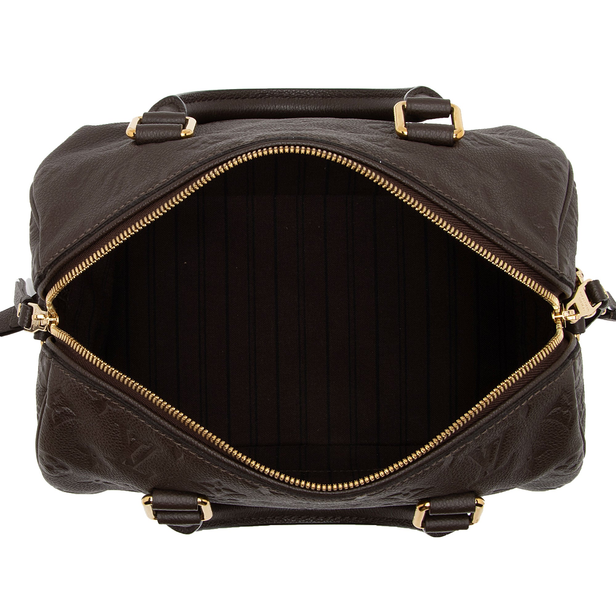 Louis Vuitton Monogram Empreinte Speedy Bandouliere 25 Satchel (SHF-Ye2dun)