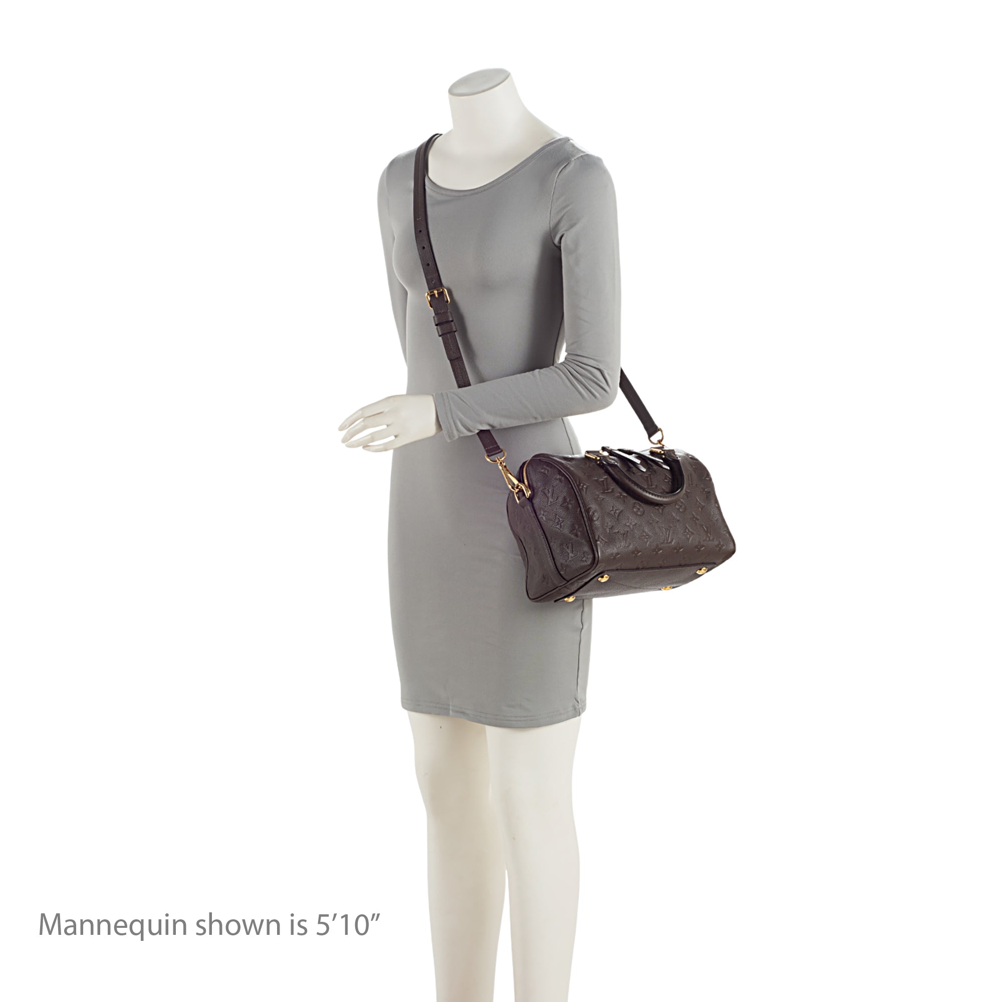 Louis Vuitton Monogram Empreinte Speedy Bandouliere 25 Satchel (SHF-Ye2dun)
