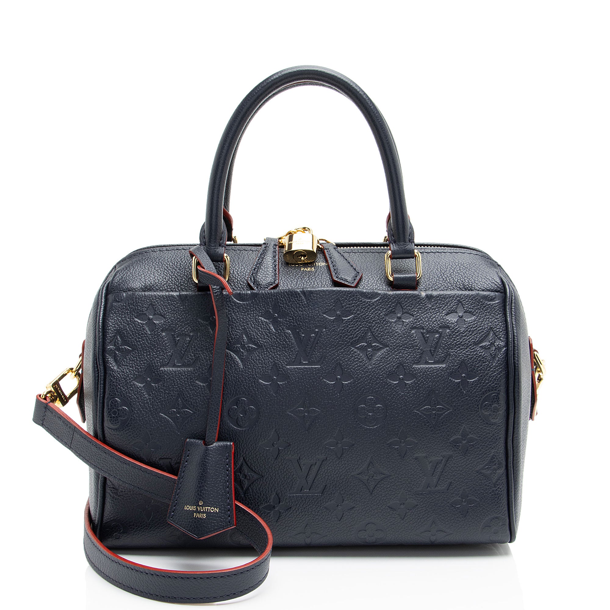Louis Vuitton Monogram Empreinte Speedy Bandouliere 25 Satchel