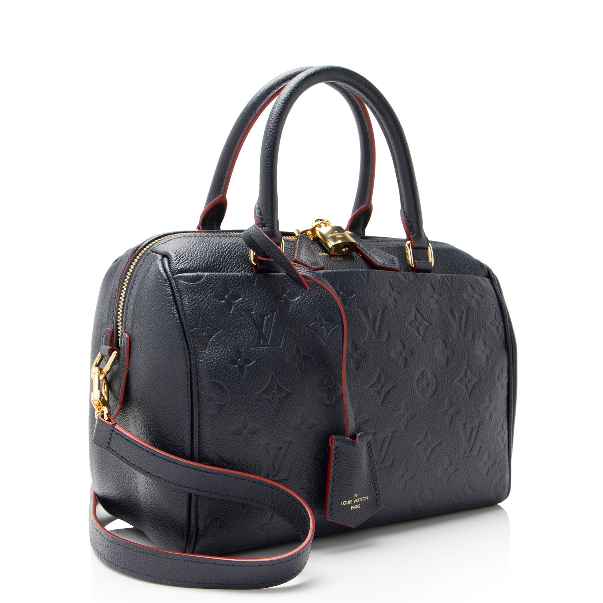 Louis Vuitton Monogram Empreinte Speedy Bandouliere 25 Satchel