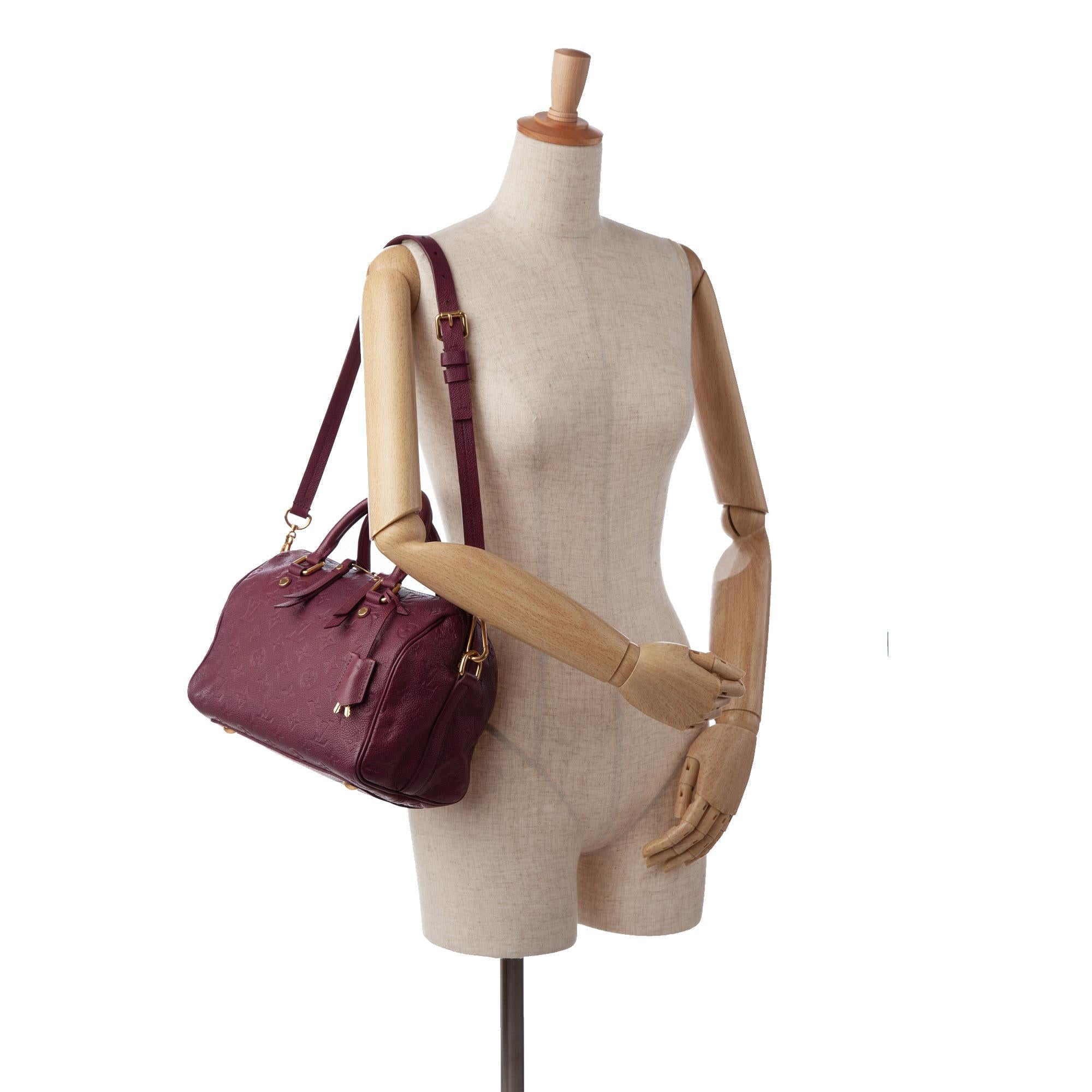 Louis Vuitton Monogram Empreinte Speedy Bandouliere 25 (SHG-YCeBdI)