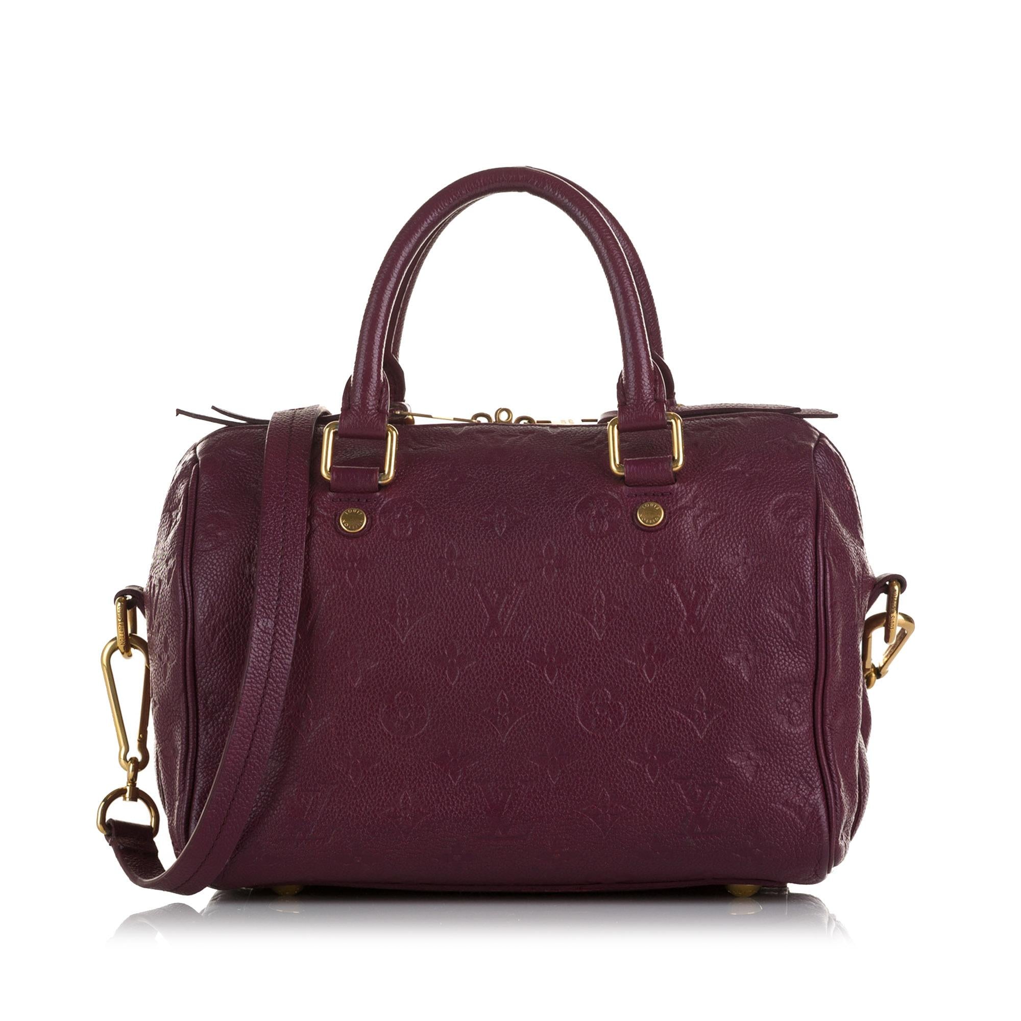 Louis Vuitton Monogram Empreinte Speedy Bandouliere 25 (SHG-YCeBdI)