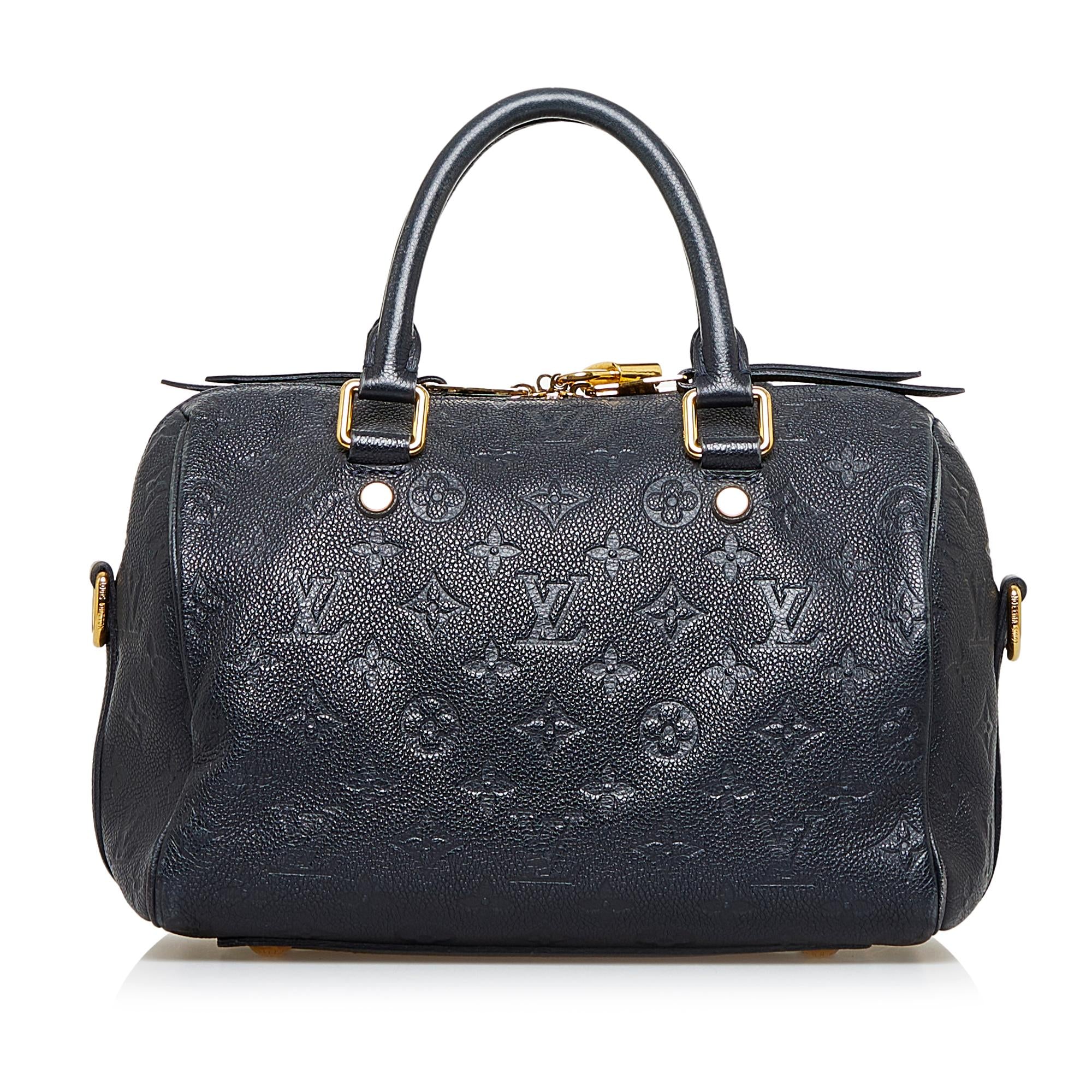 Louis Vuitton Monogram Empreinte Speedy Bandouliere 25 (SHG-edhay8)