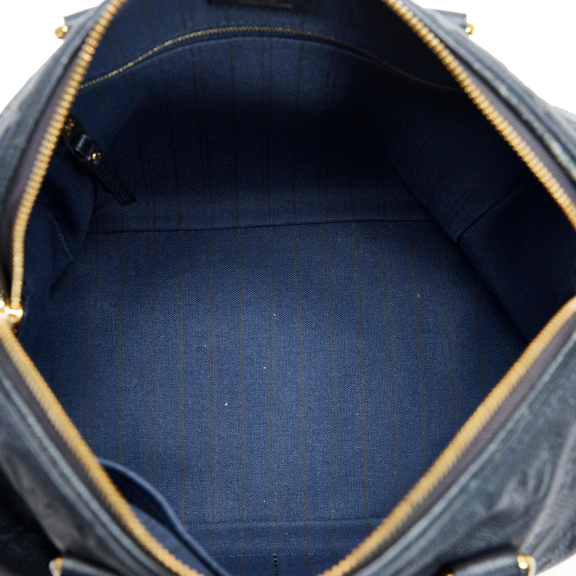 Louis Vuitton Monogram Empreinte Speedy Bandouliere 25 (SHG-edhay8)