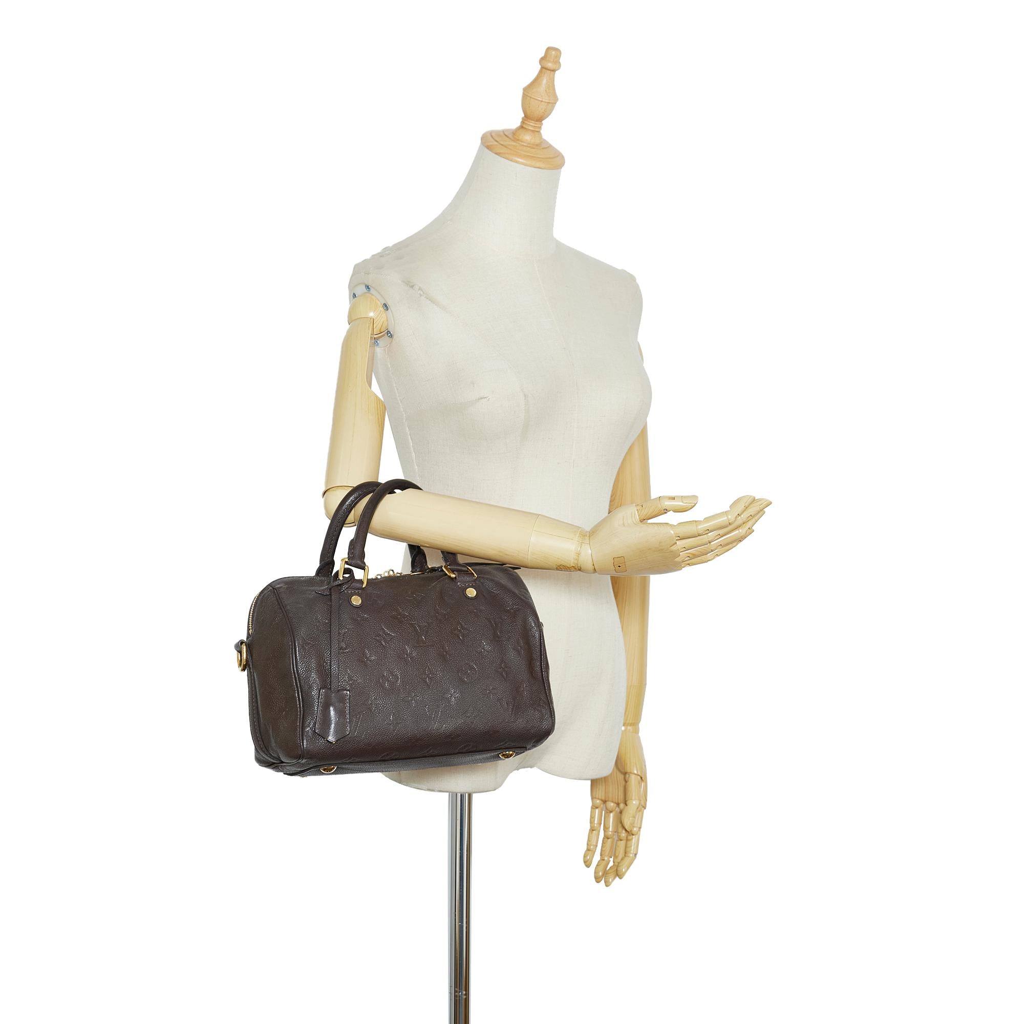 Louis Vuitton Monogram Empreinte Speedy Bandouliere 25 (SHG-VPwwuH)