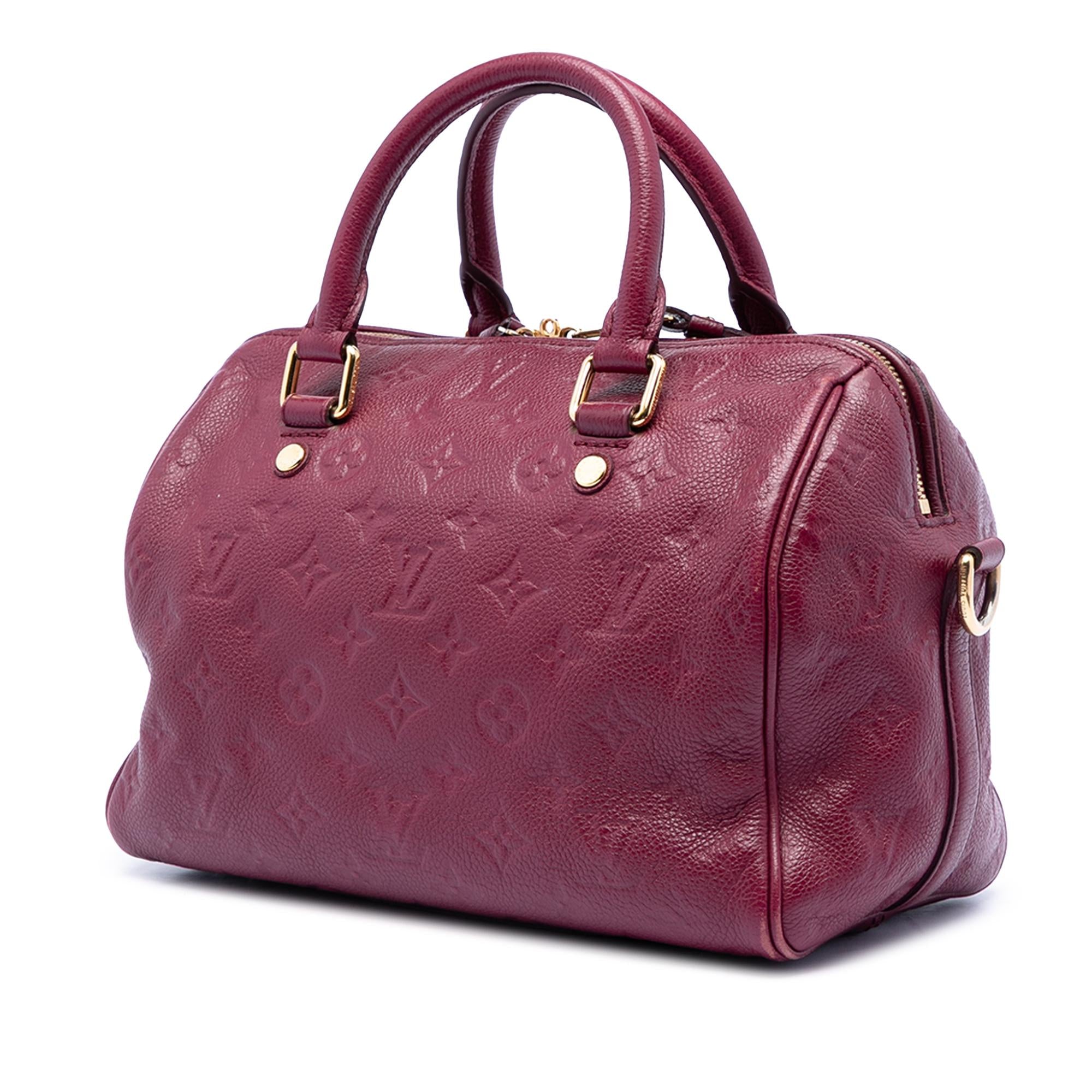 Louis Vuitton Monogram Empreinte Speedy Bandouliere 25