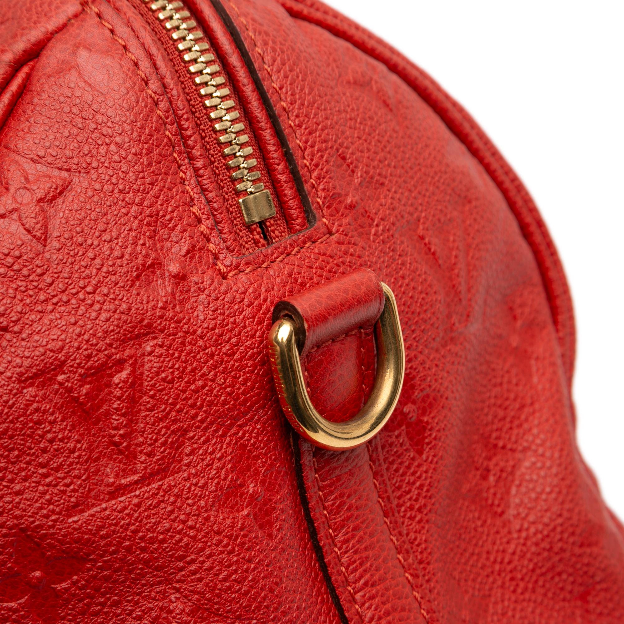 Louis Vuitton Monogram Empreinte Speedy Bandouliere 25