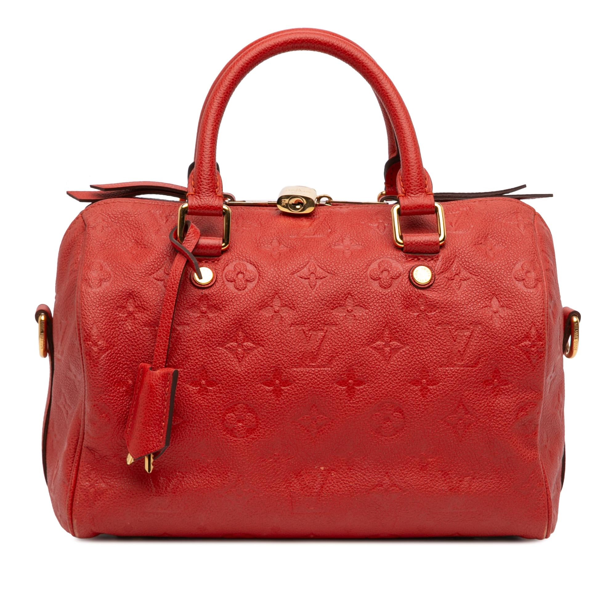 Louis Vuitton Monogram Empreinte Speedy Bandouliere 25