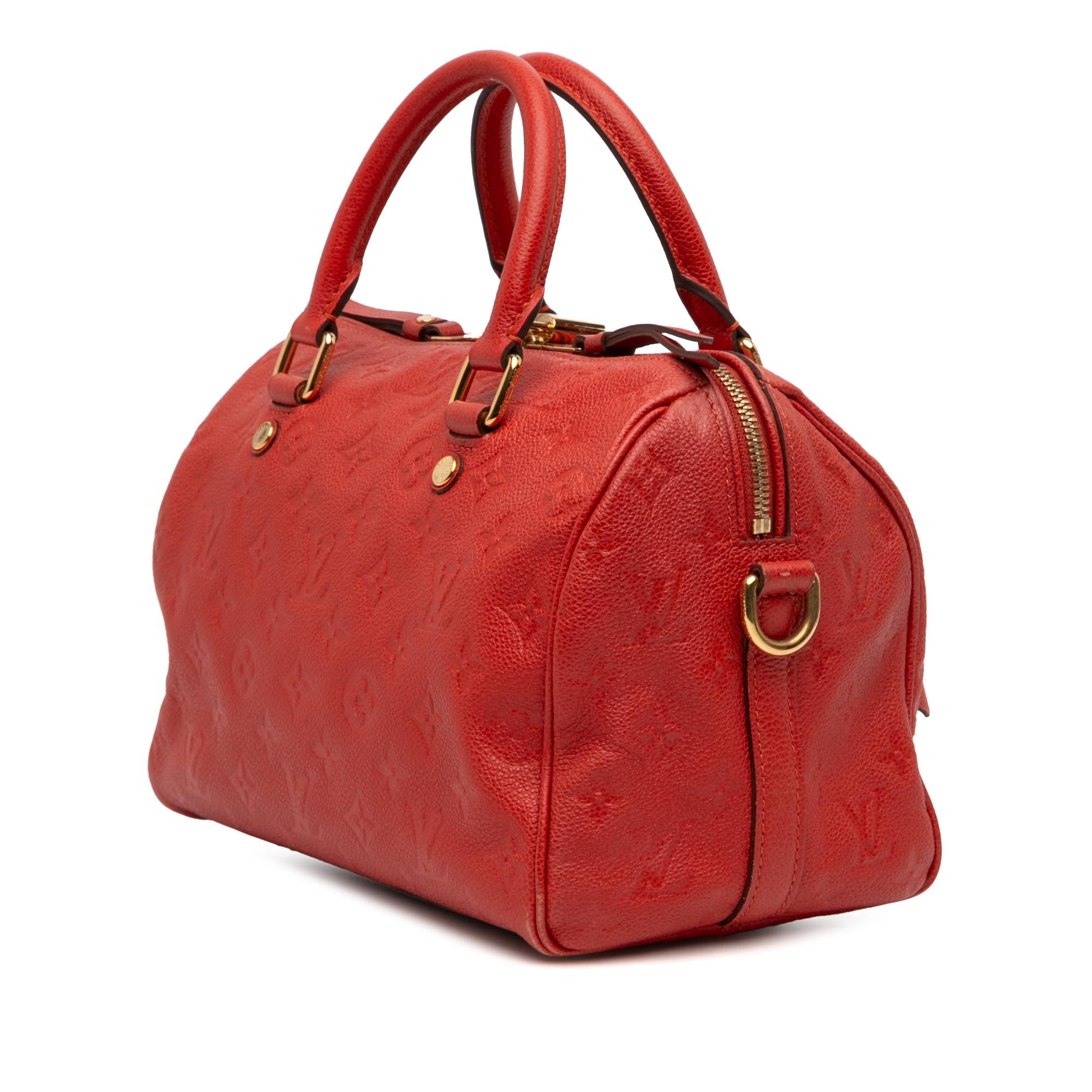 Louis Vuitton Monogram Empreinte Speedy Bandouliere 25