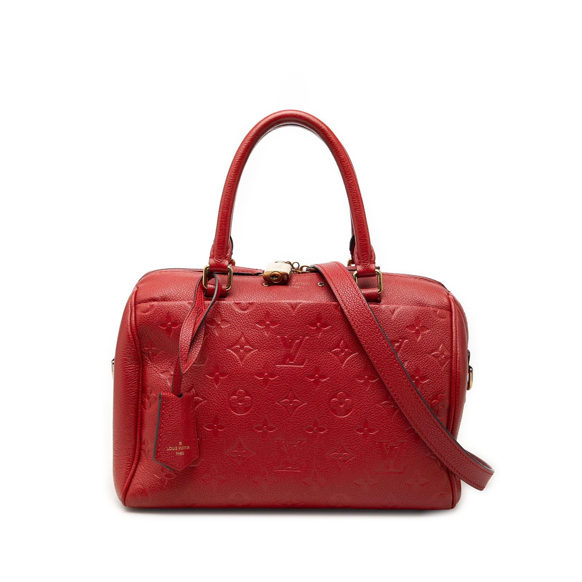 Louis Vuitton Monogram Empreinte Speedy Bandouliere 25