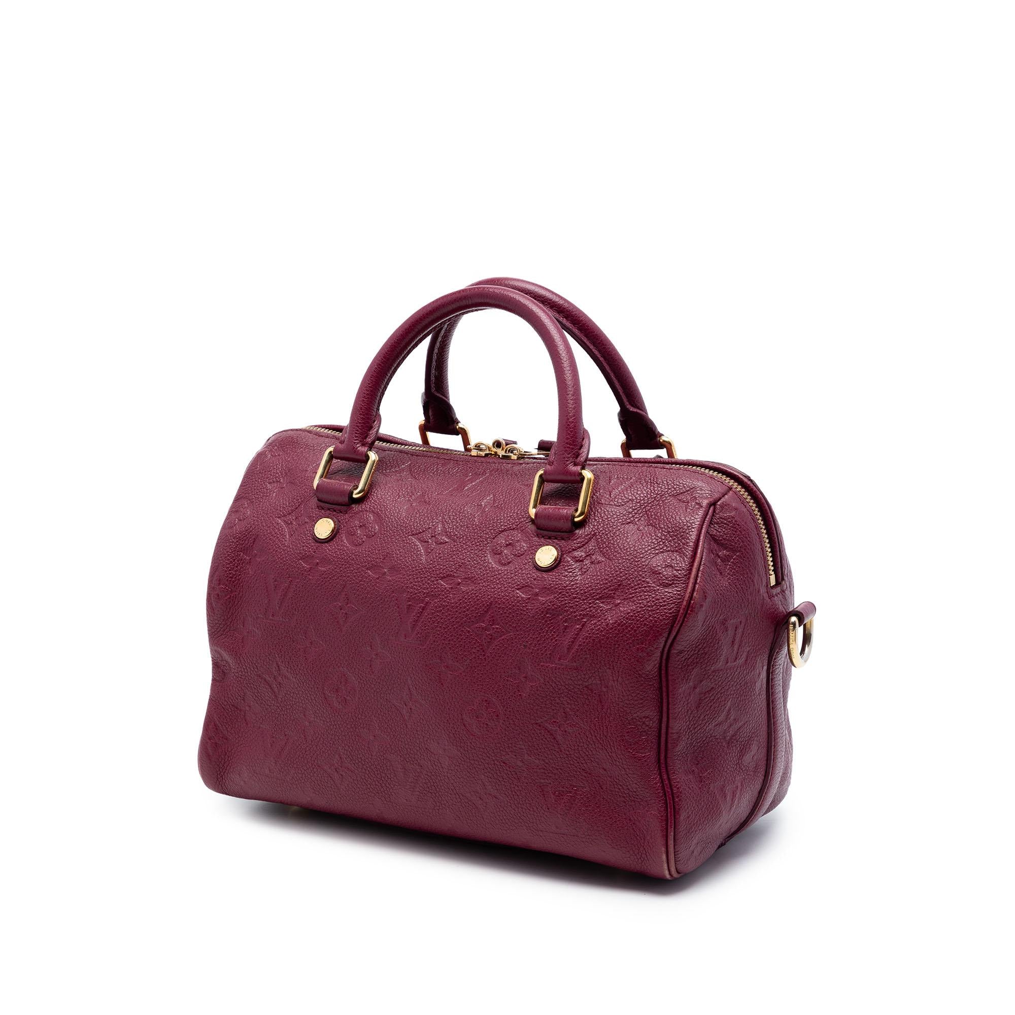 Louis Vuitton Monogram Empreinte Speedy Bandouliere 25