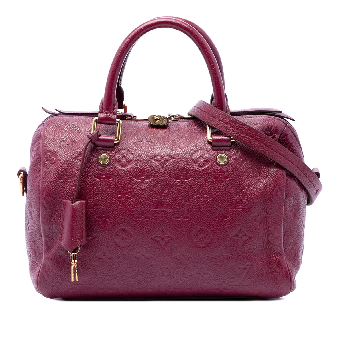 Louis Vuitton Monogram Empreinte Speedy Bandouliere 25