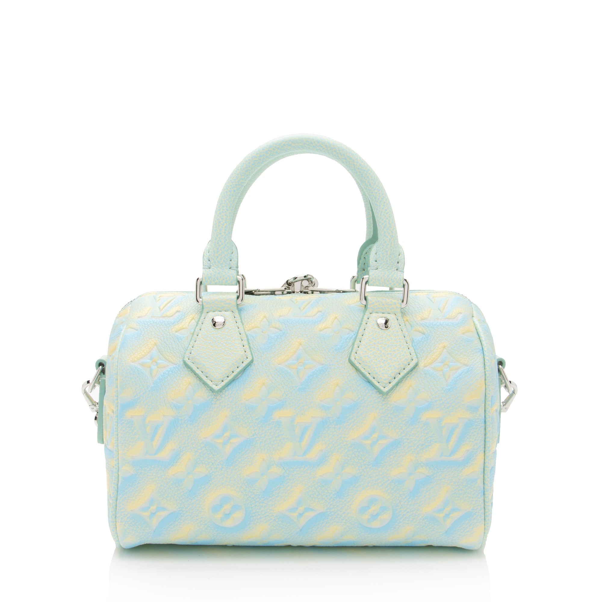 Louis Vuitton Monogram Empreinte Summer Stardust Speedy Bandouliere 20 Satchel (SHF-zGGIBN)
