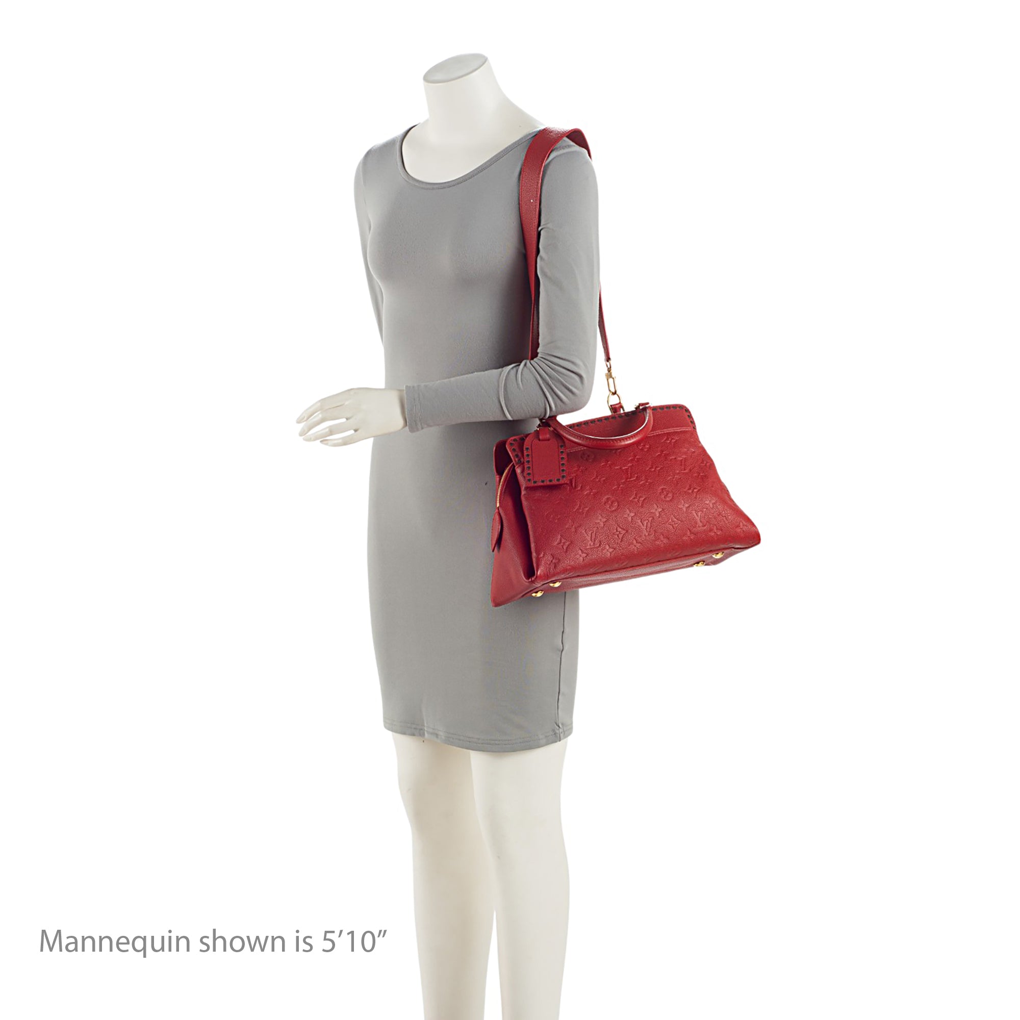 Louis Vuitton Monogram Empreinte Vosges MM Satchel (SHF-DdR2D0)