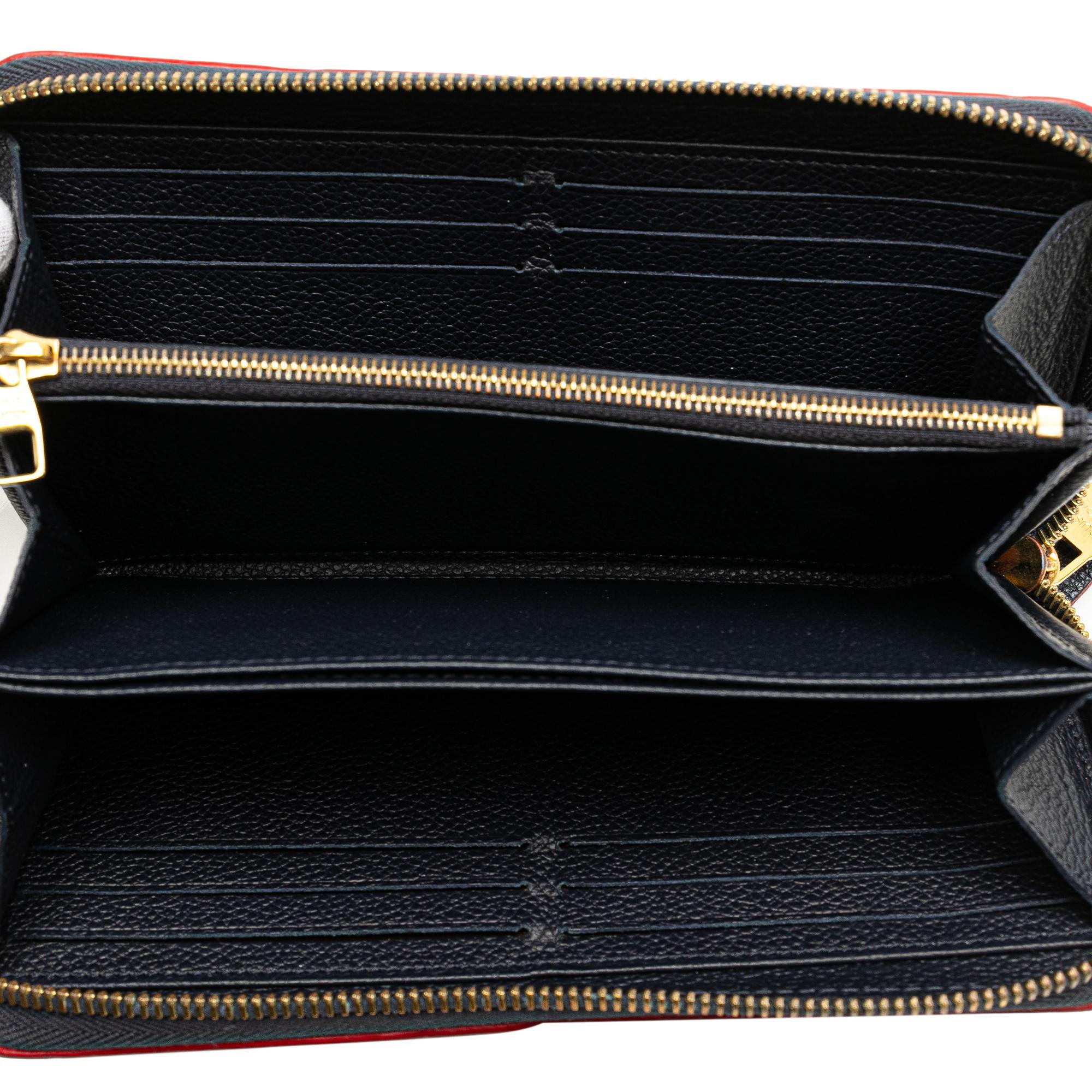 Louis Vuitton Monogram Empreinte Zippy Long Wallet