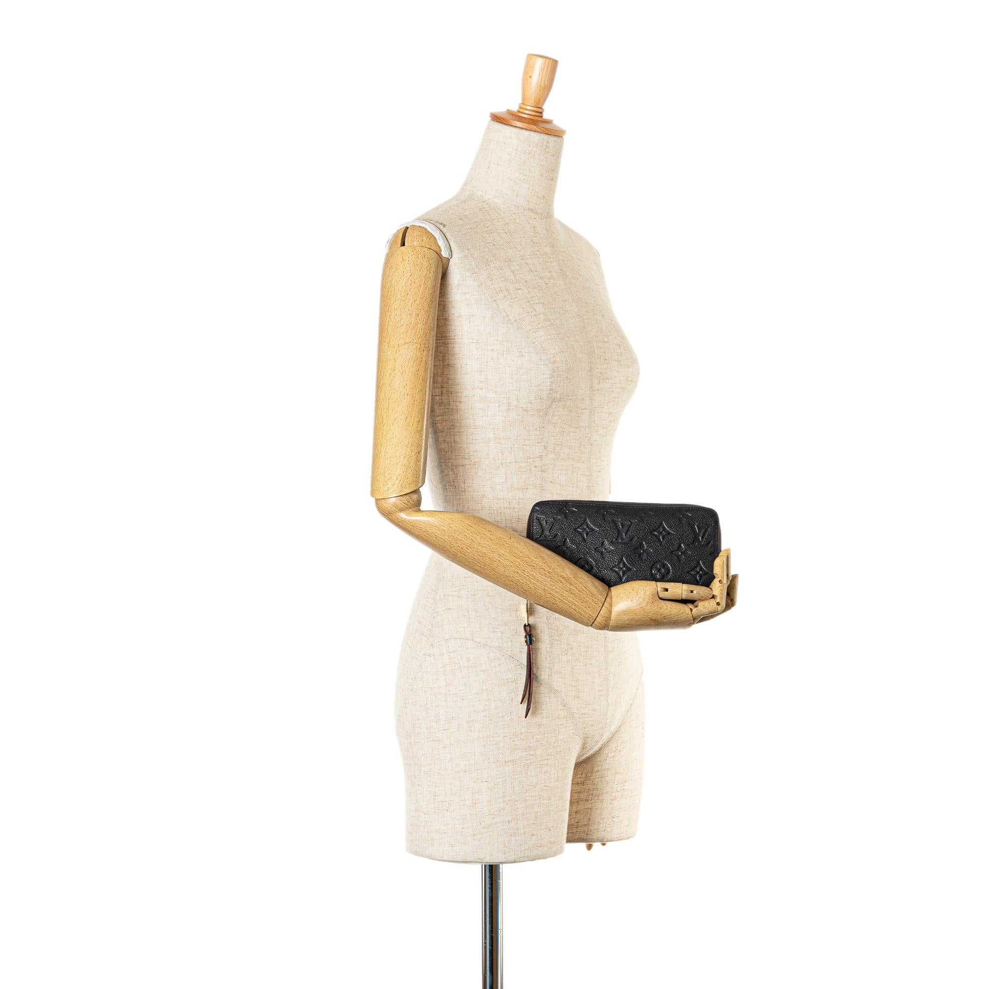 Louis Vuitton Monogram Empreinte Zippy Long Wallet
