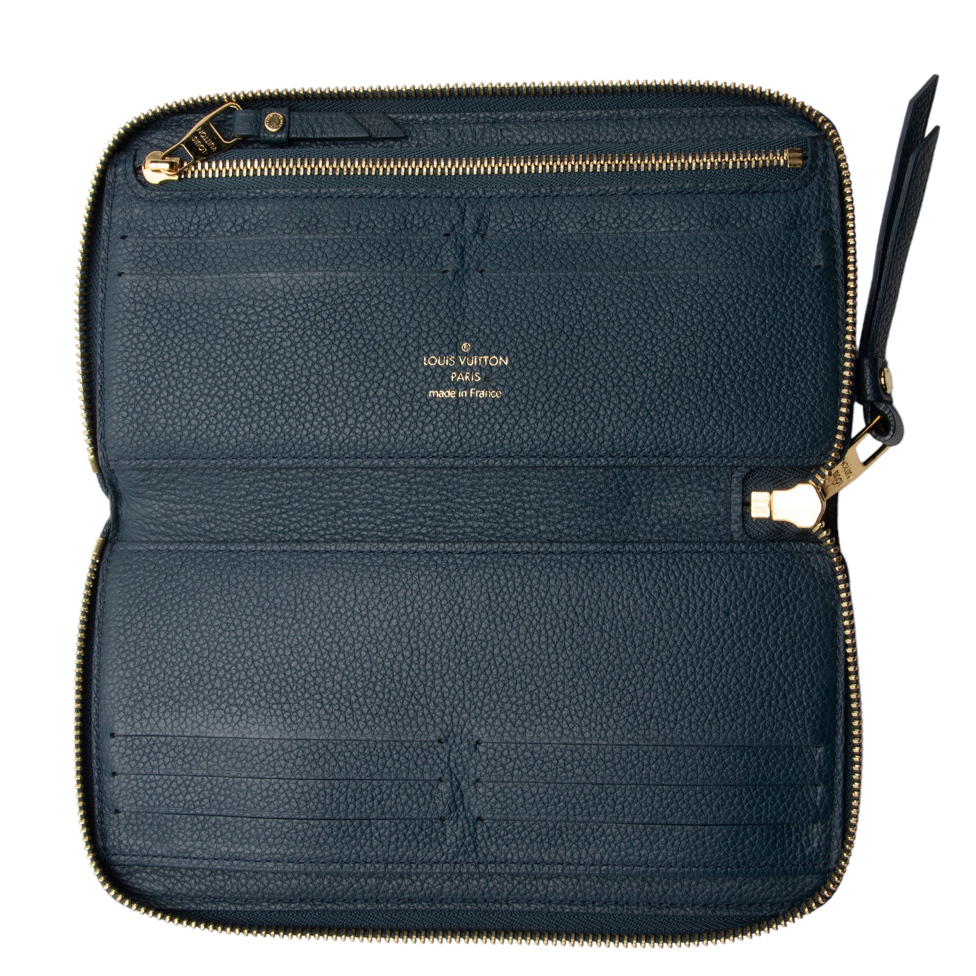 Louis Vuitton Monogram Empreinte Zippy Organizer Wallet (SHF-12piJg)