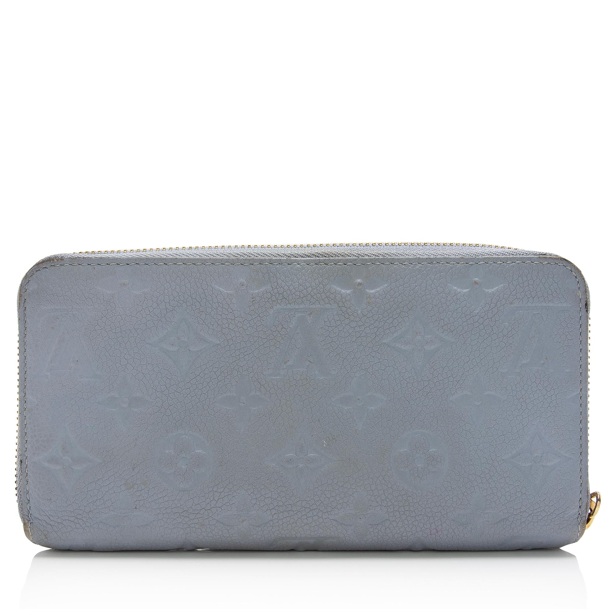 Louis Vuitton Monogram Empreinte Zippy Wallet (SHF-23849)