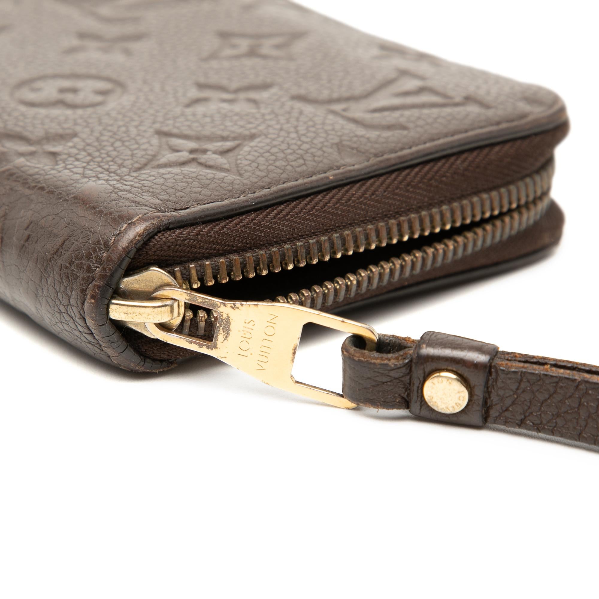Louis Vuitton Monogram Empreinte Zippy Wallet