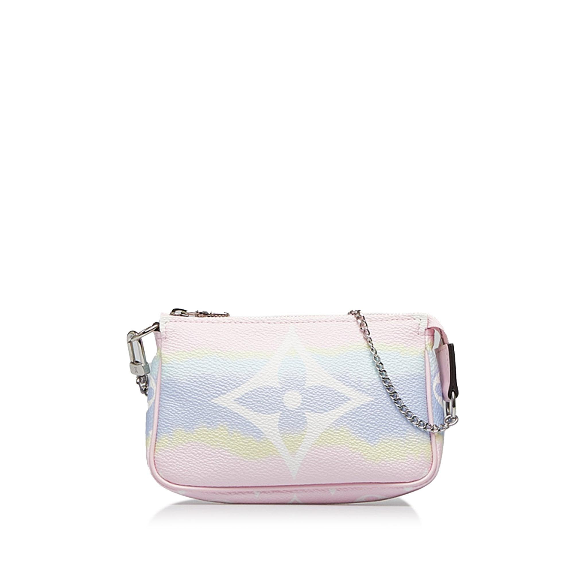 Louis Vuitton Monogram Escale Mini Pochette Accessoires (SHG-AjM93u)