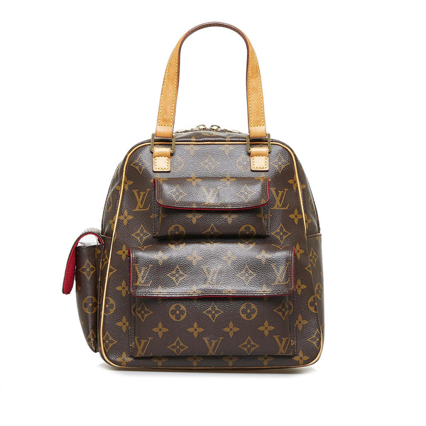 Authentic Vintage Louis Vuitton Monogram Brown Canvas Excentri Cite Handbag