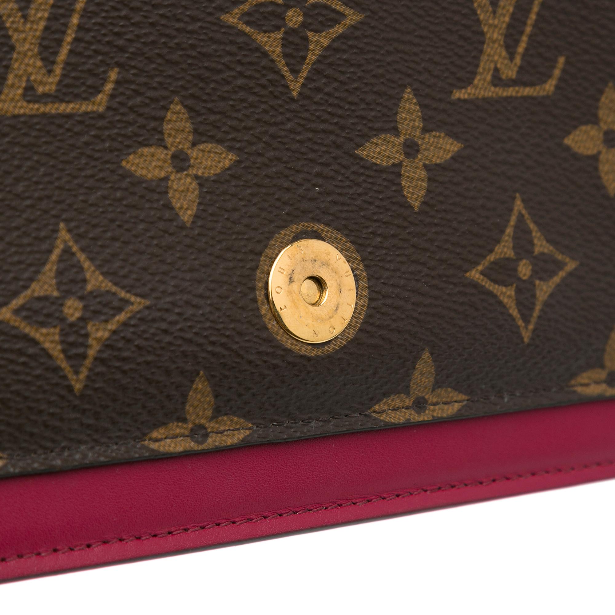 Louis Vuitton Monogram Flore Wallet On Chain (SHG-xvtwWO)