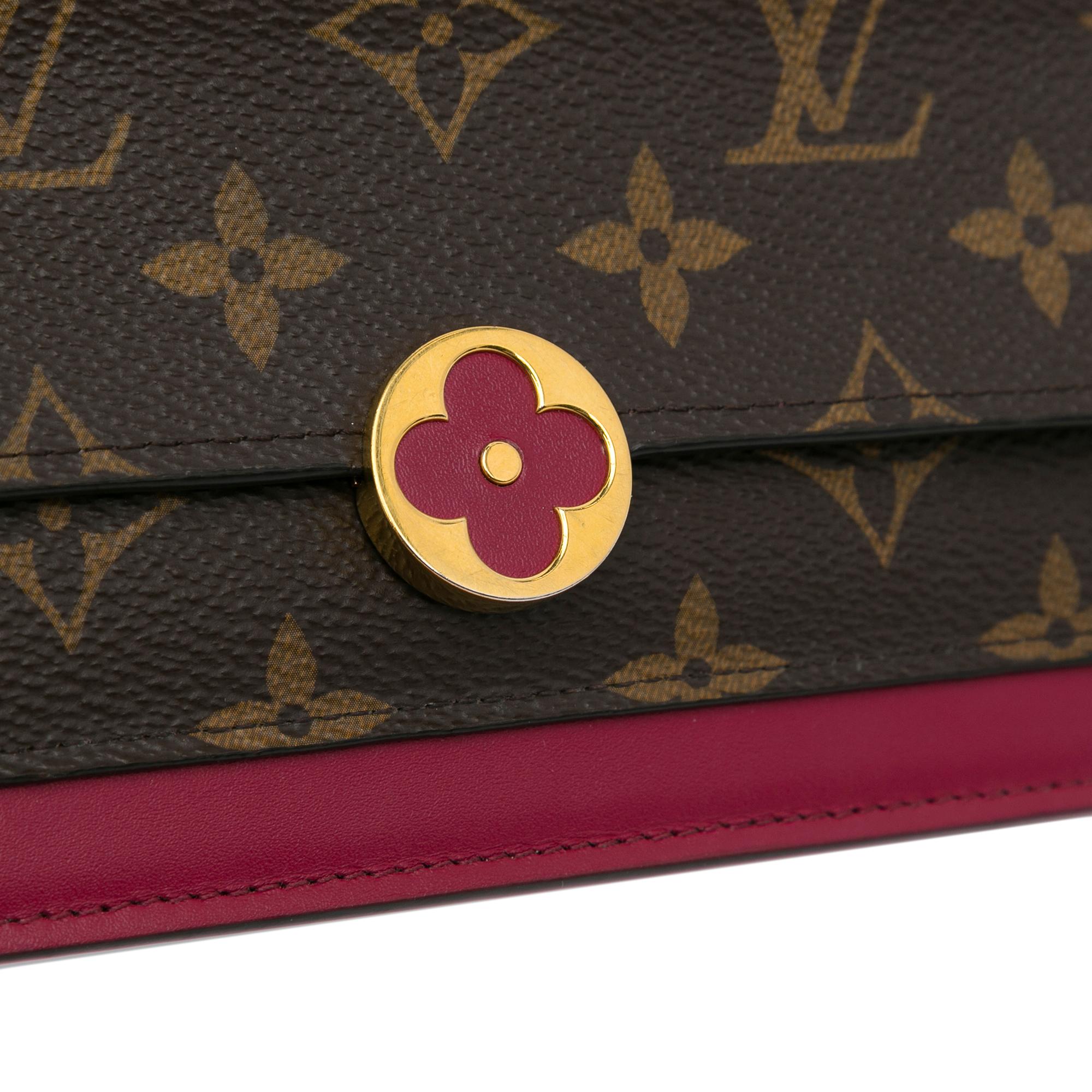 Louis Vuitton Monogram Flore Wallet On Chain (SHG-xvtwWO)