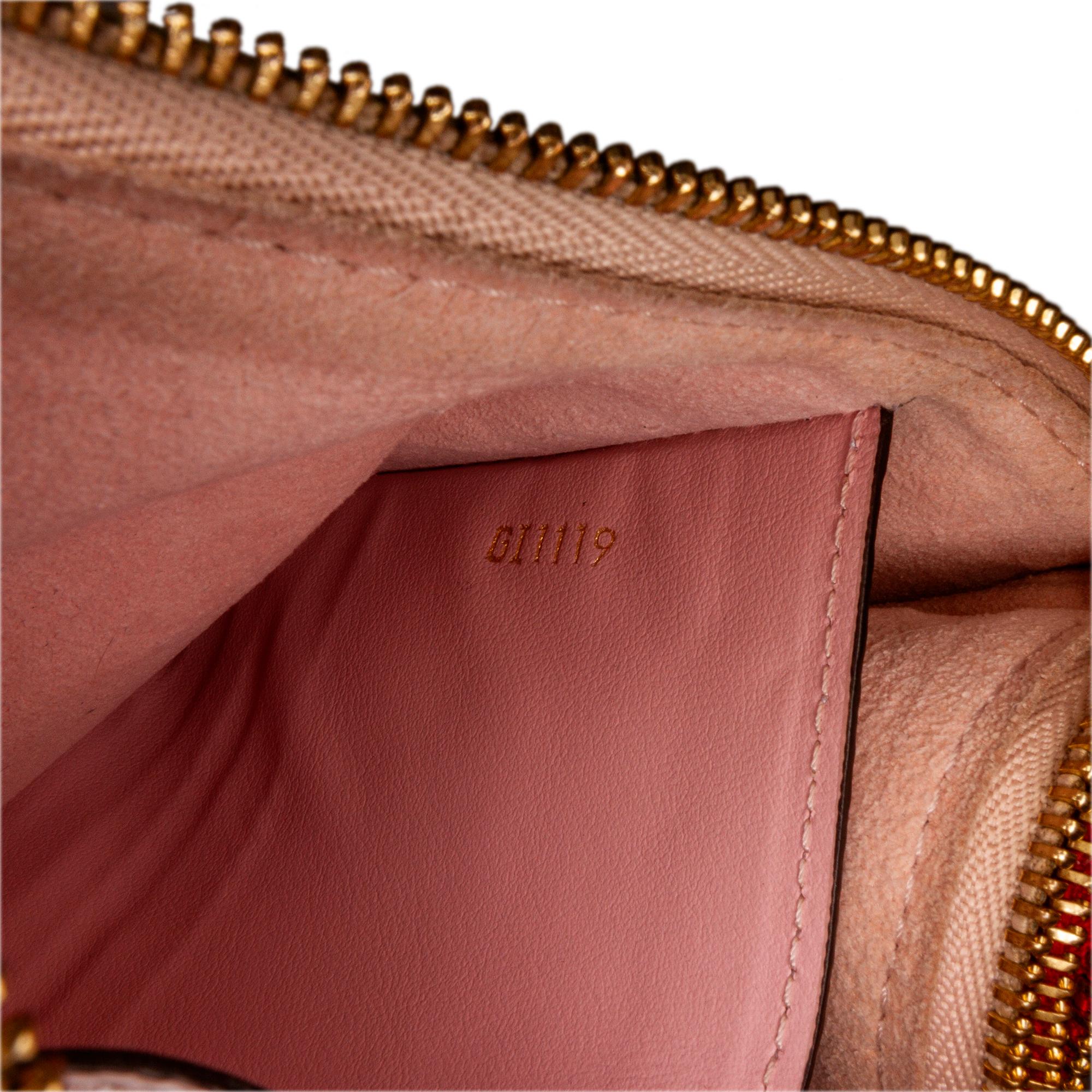 Louis Vuitton Monogram Giant Double Zip Pochette (SHG-19PTmJ)