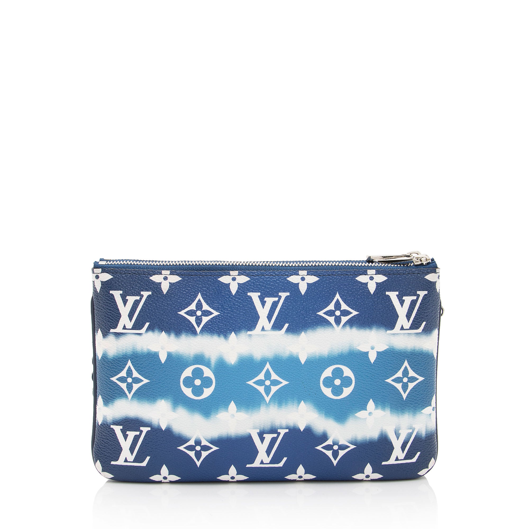 Louis Vuitton Monogram Giant Escale Double Zip Pochette (SHF-jCxDnn)
