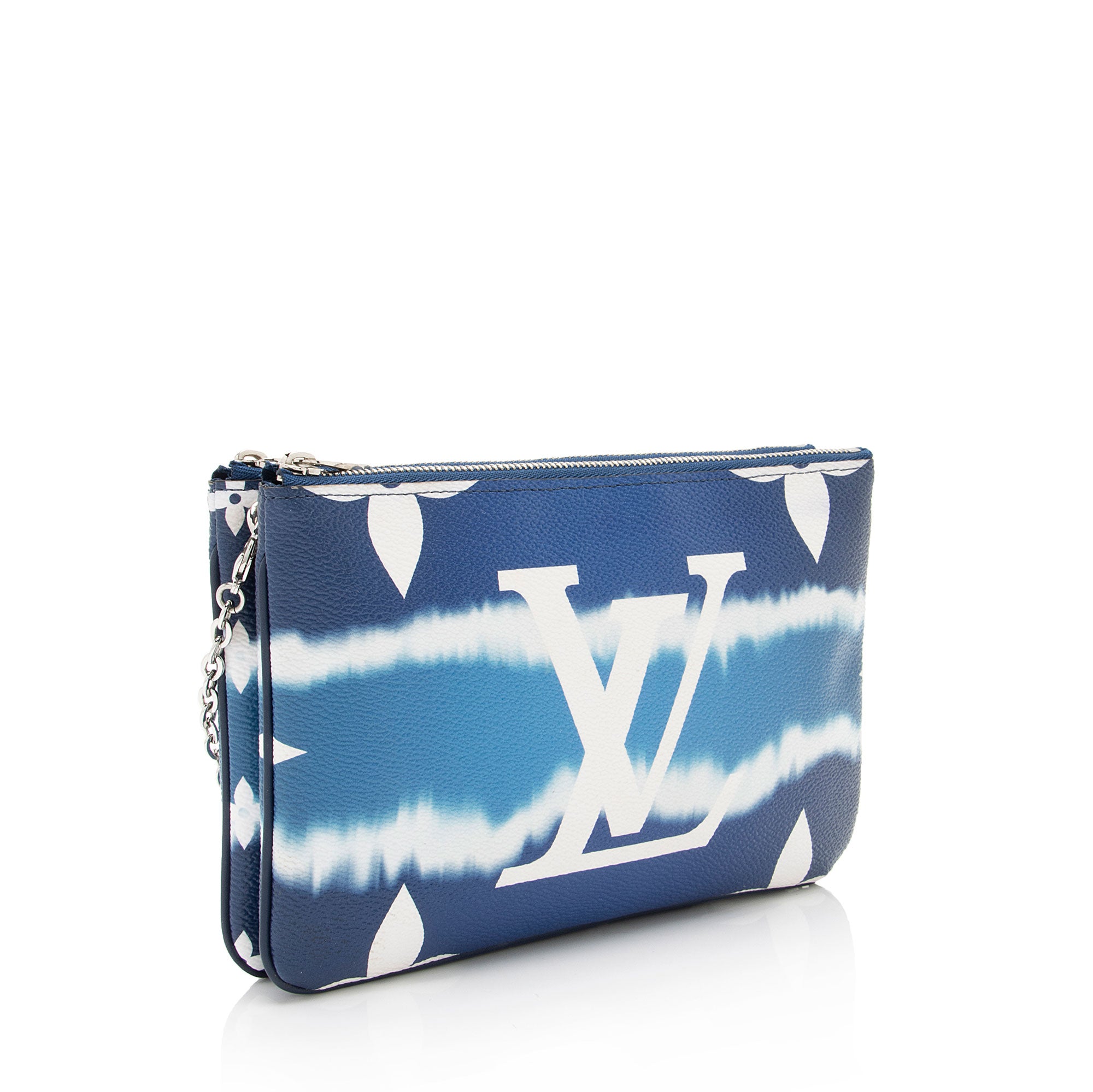 Louis Vuitton Monogram Giant Escale Double Zip Pochette (SHF-jCxDnn)