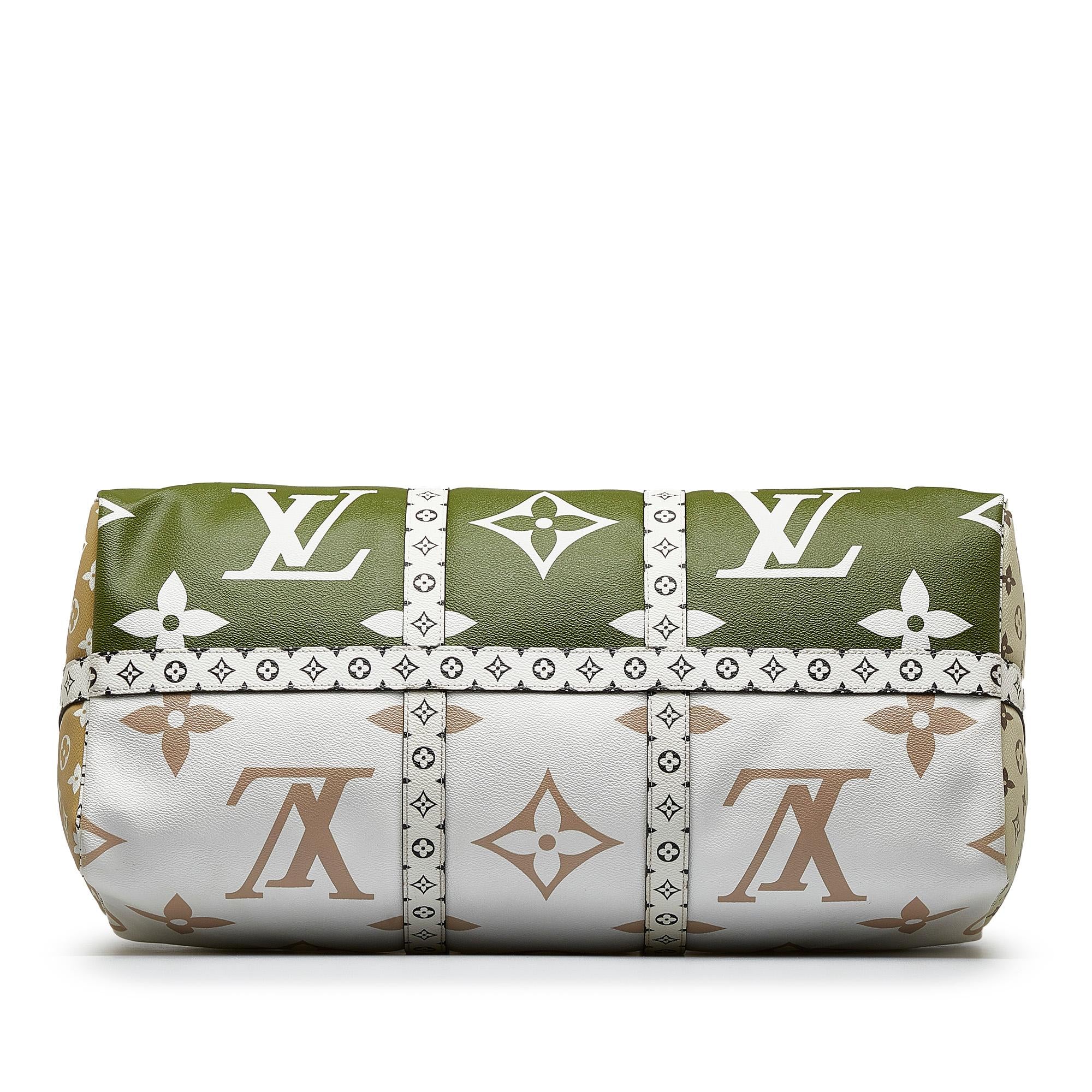 Louis Vuitton Monogram Giant Keepall Bandouliere 50 (SHG-3xOjzd)