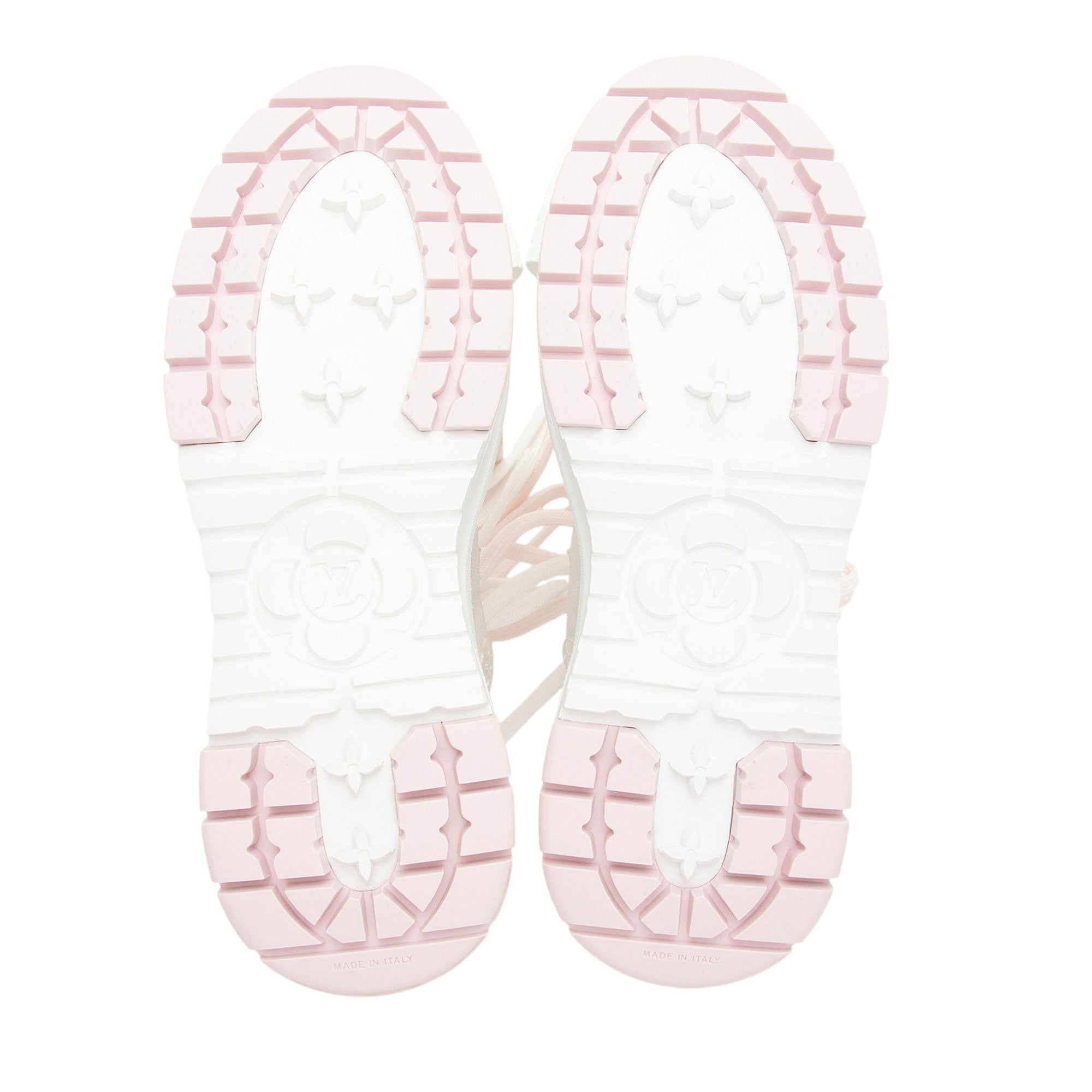 Louis Vuitton Monogram Iridescent Mesh LV Squad Sneaker - Size 8.5 / 38.5