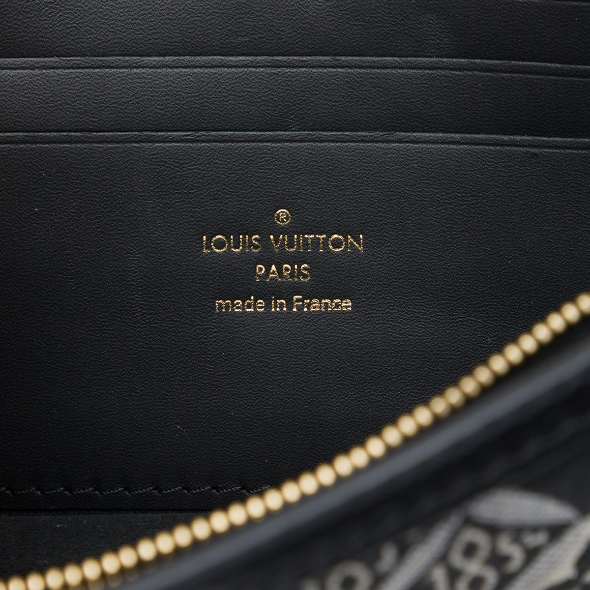 Louis Vuitton Monogram Jacquard Since 1854 Dauphine Chain Wallet