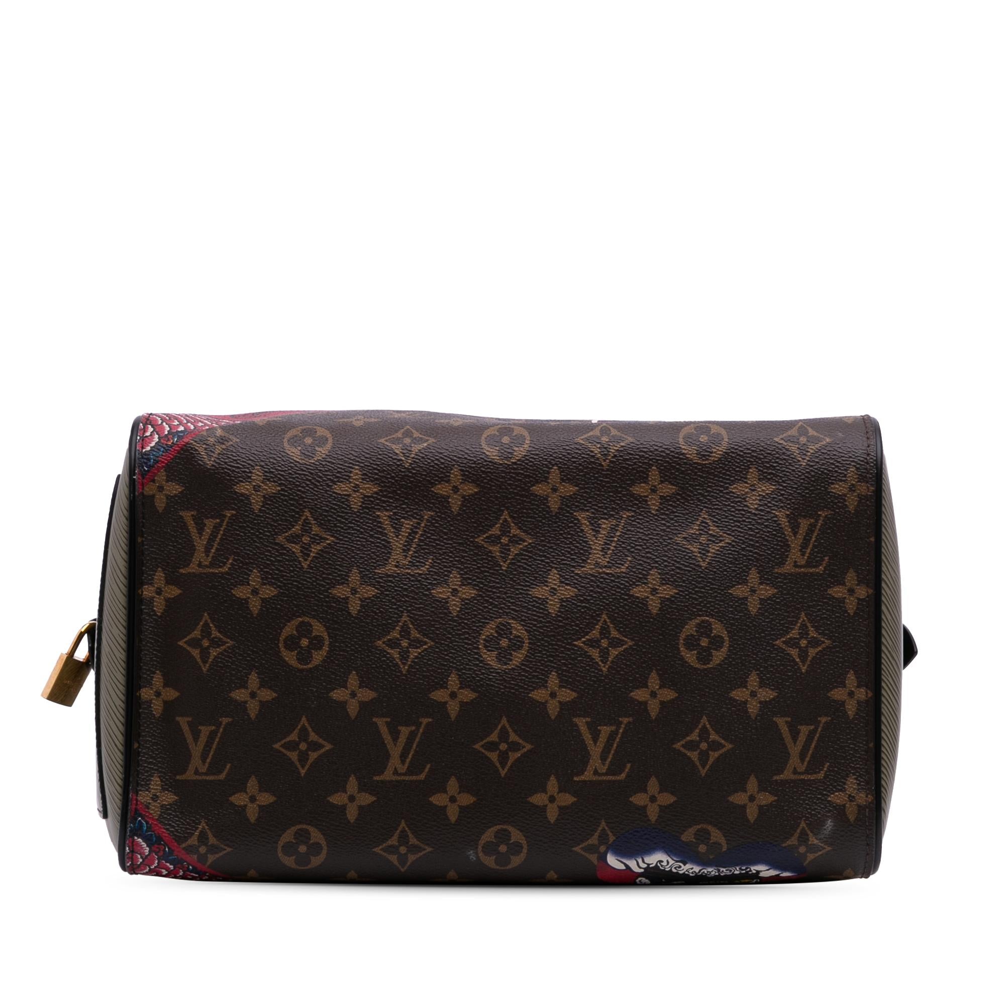 Louis Vuitton Monogram Kabuki Speedy 30
