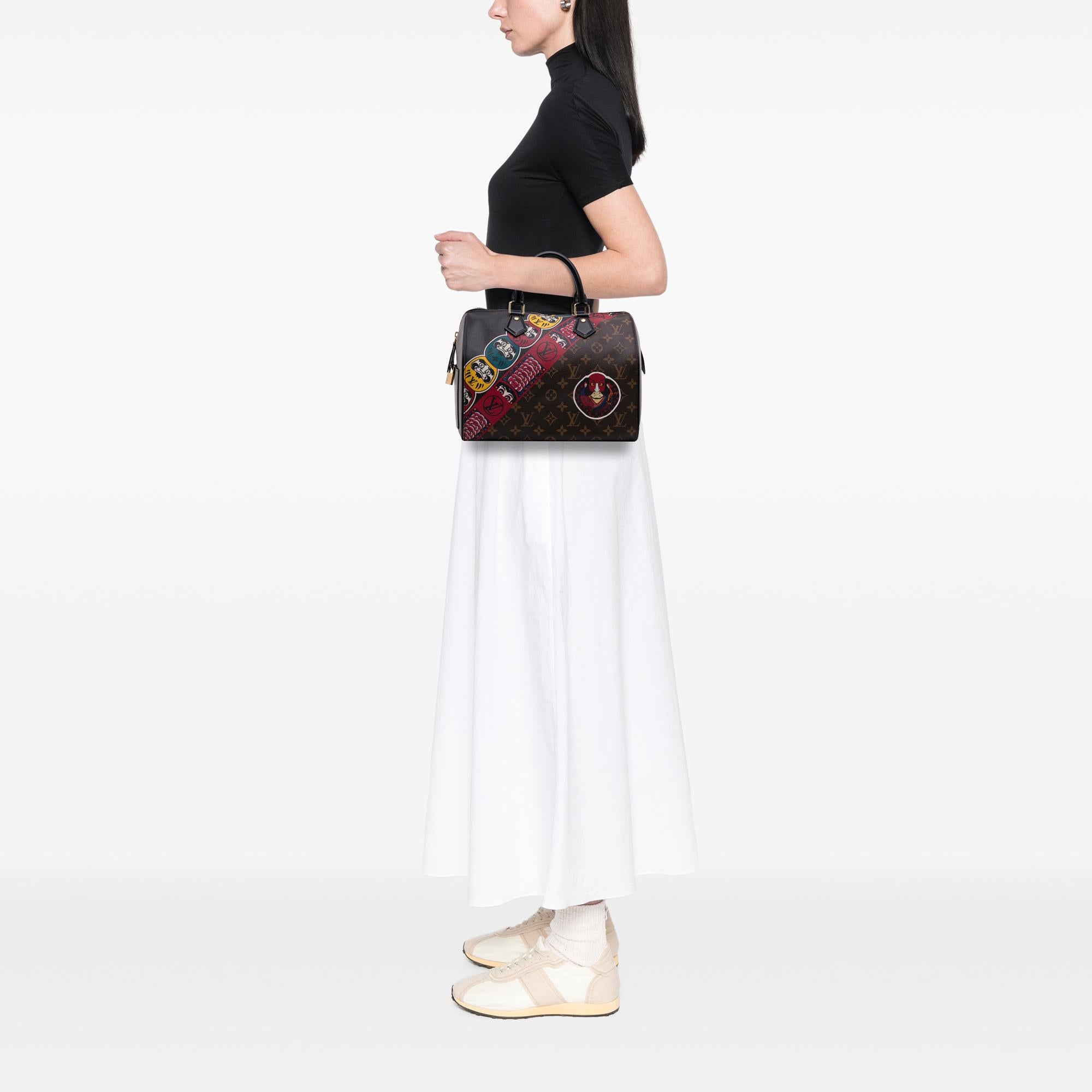 Louis Vuitton Monogram Kabuki Speedy 30